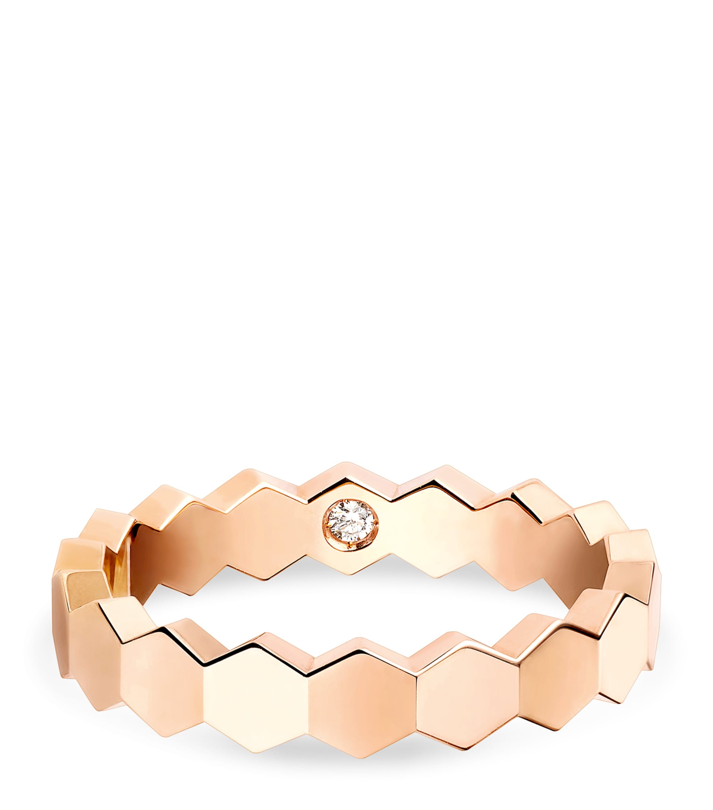 Chaumet Rose Gold and Diamond Bee de Chaumet Ring Pink Gold