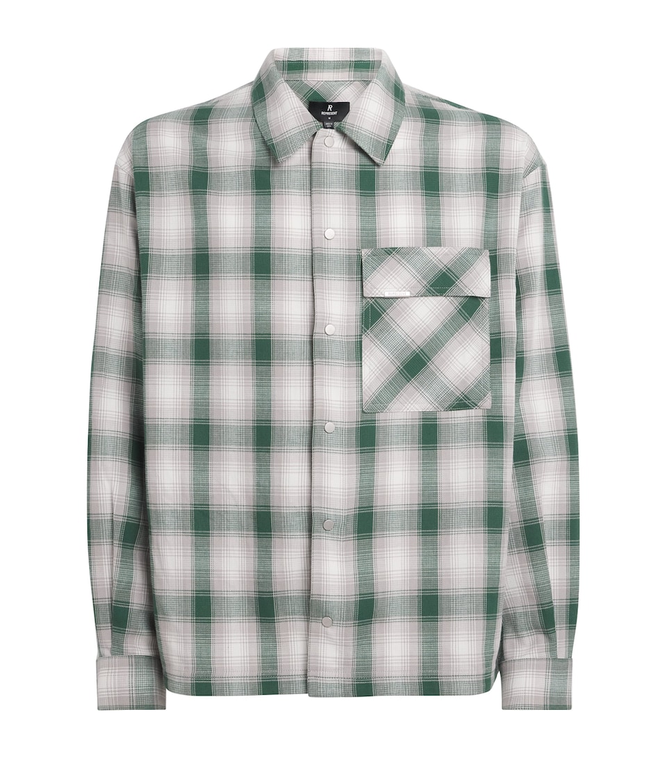Cotton Check Flannel Shirt