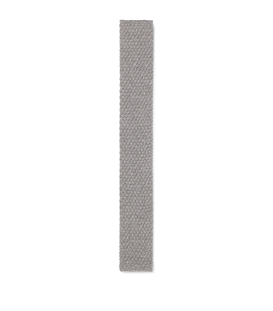 Silk Knitted Straight Tie