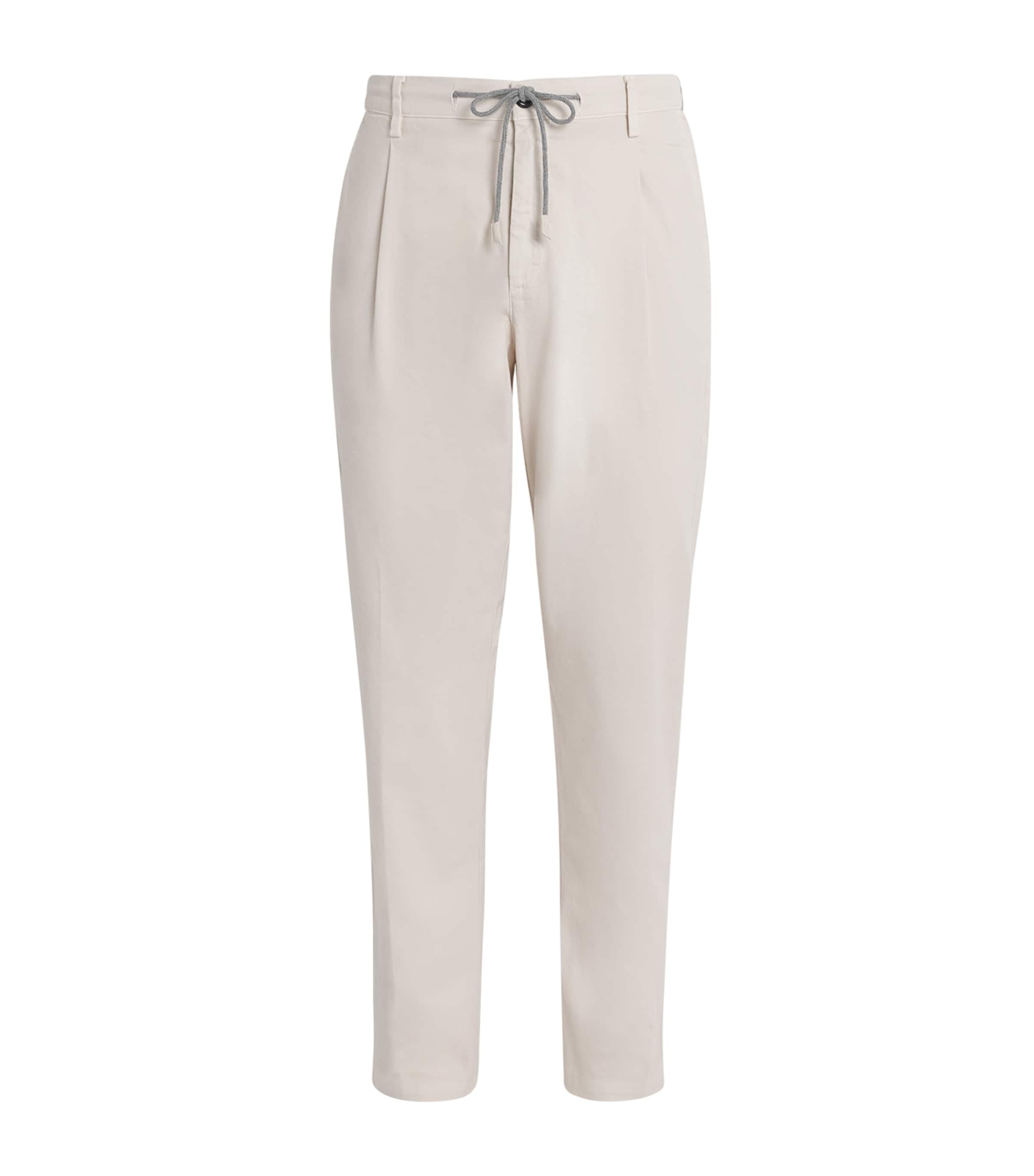 Stretch-Cotton Garment-Dye Trousers