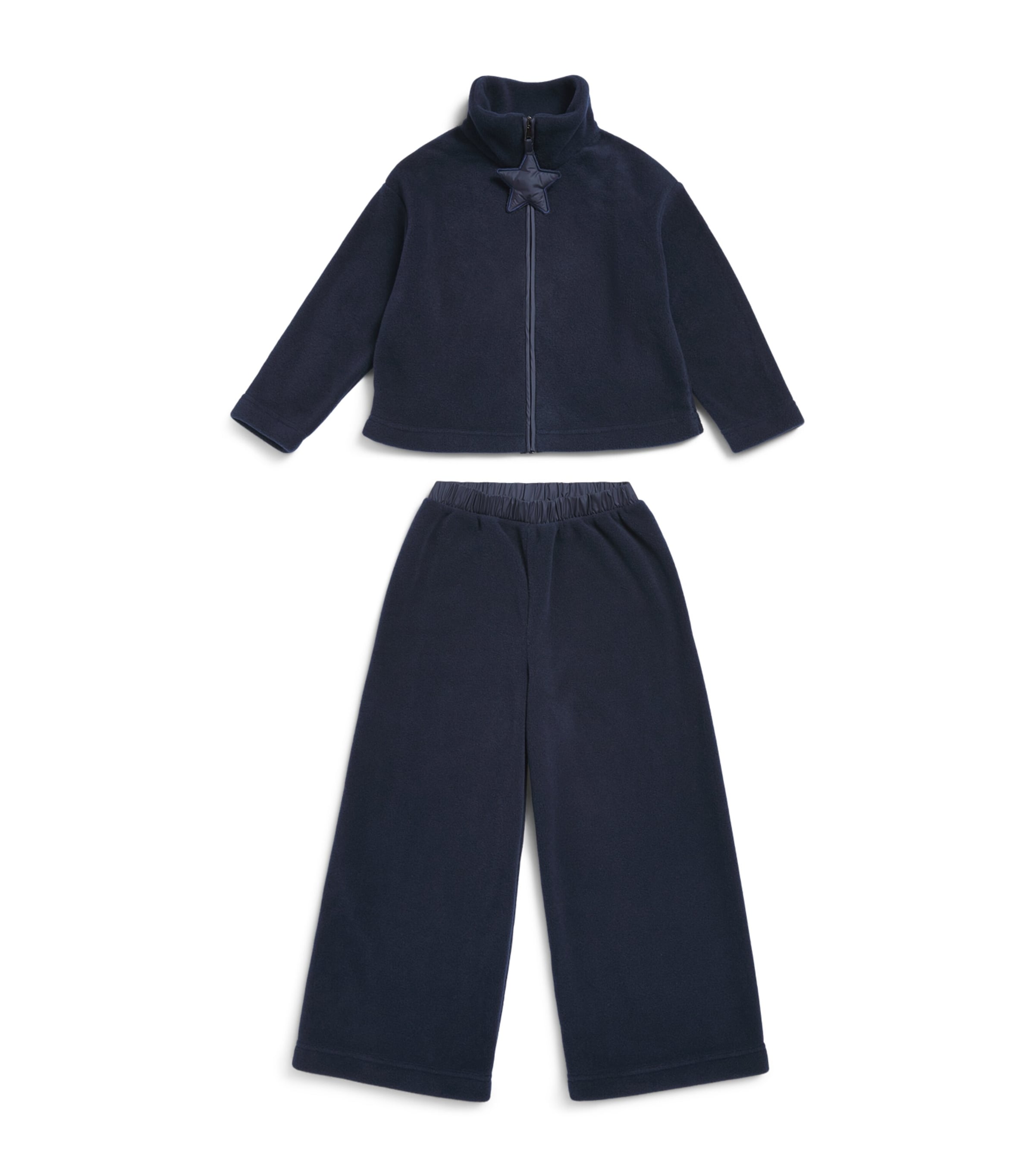 Il Gufo Fleece Jacket and Trousers (2-14 Years) Dark Blue/dark Blue