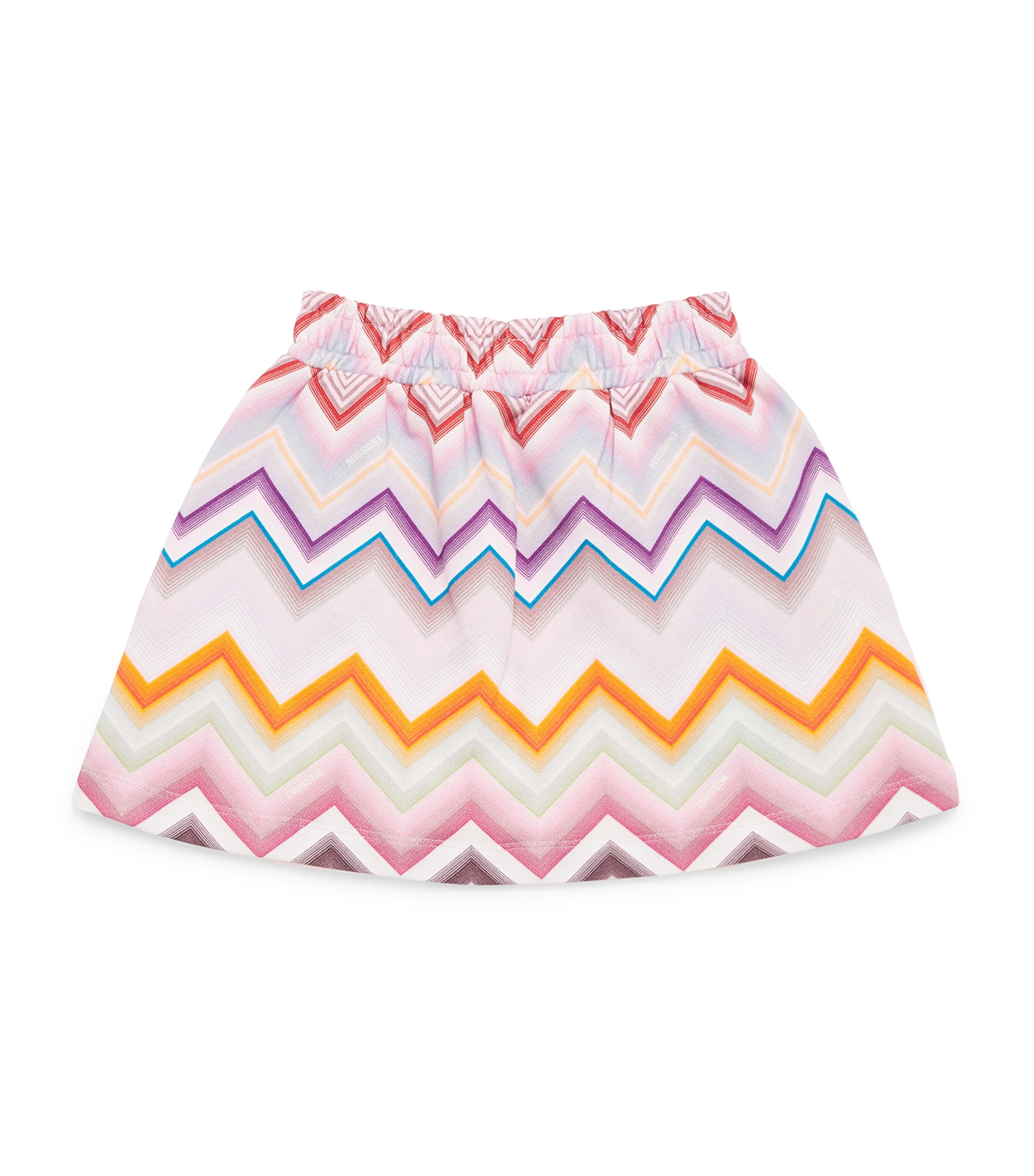 Missoni Kids Zigzag Print Skirt (4-14 Years) Rosa/multicolor