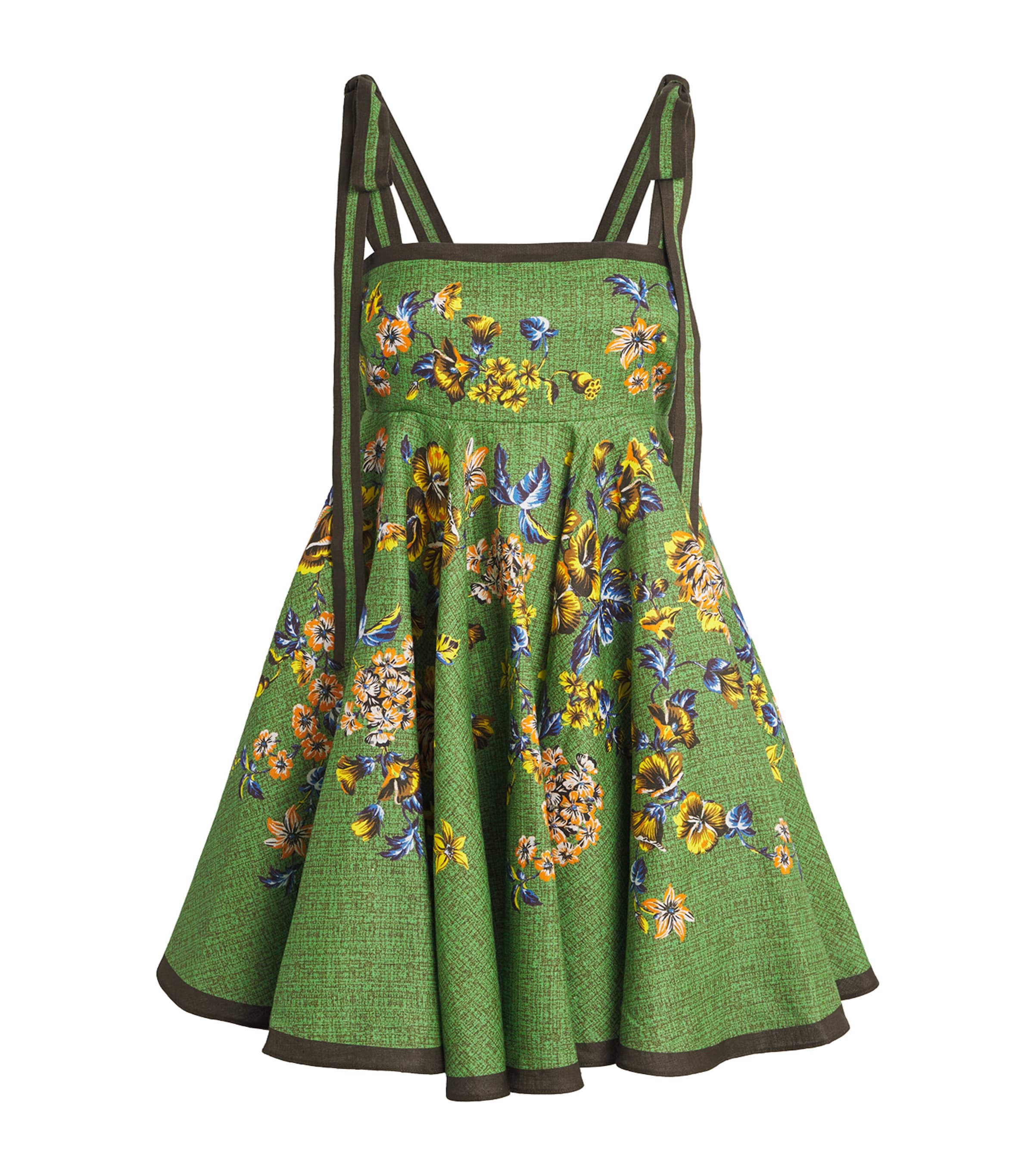 ALEMAIS Womens Linen Phyllis Mini Dress