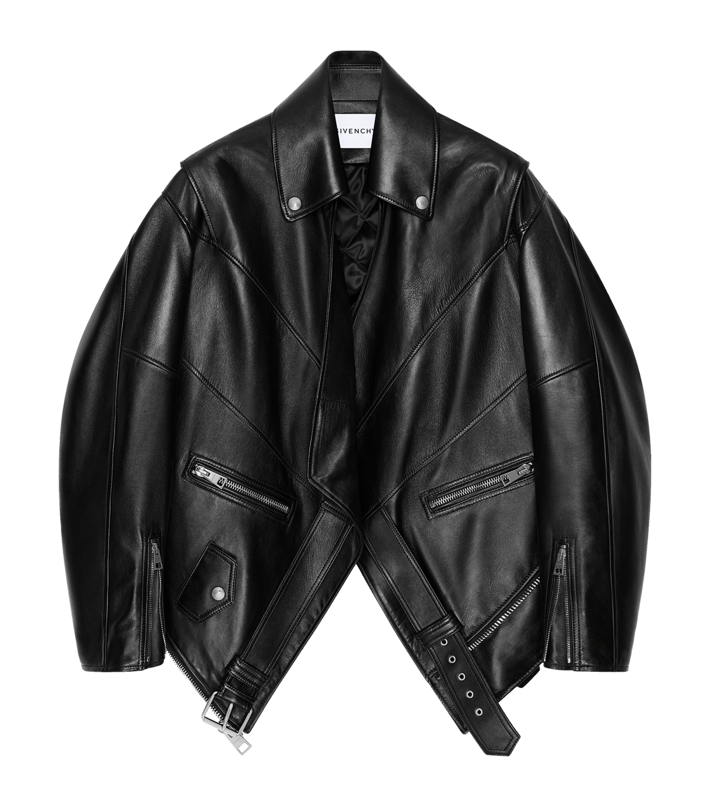 Leather Upside-Down Biker Jacket