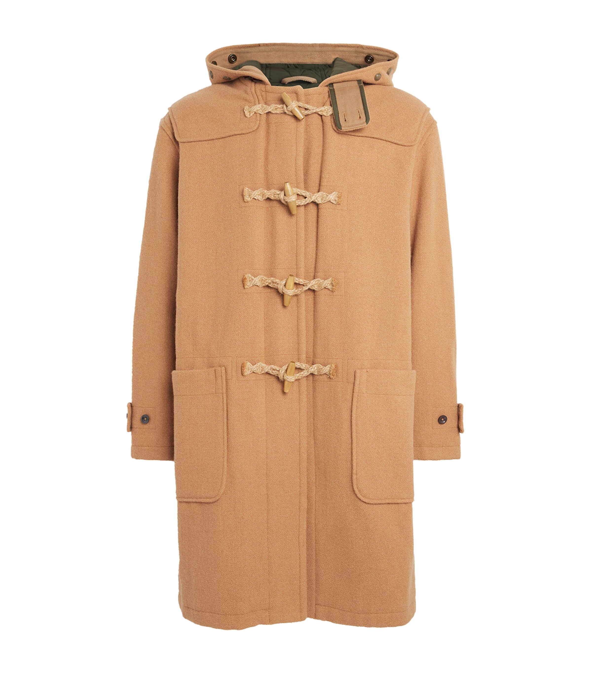 Wool Twill Toggle Coat
