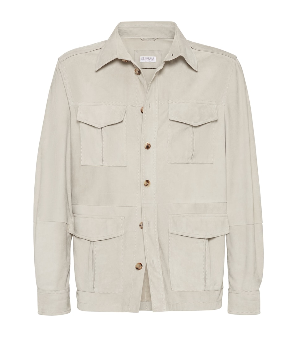 Suede Overshirt