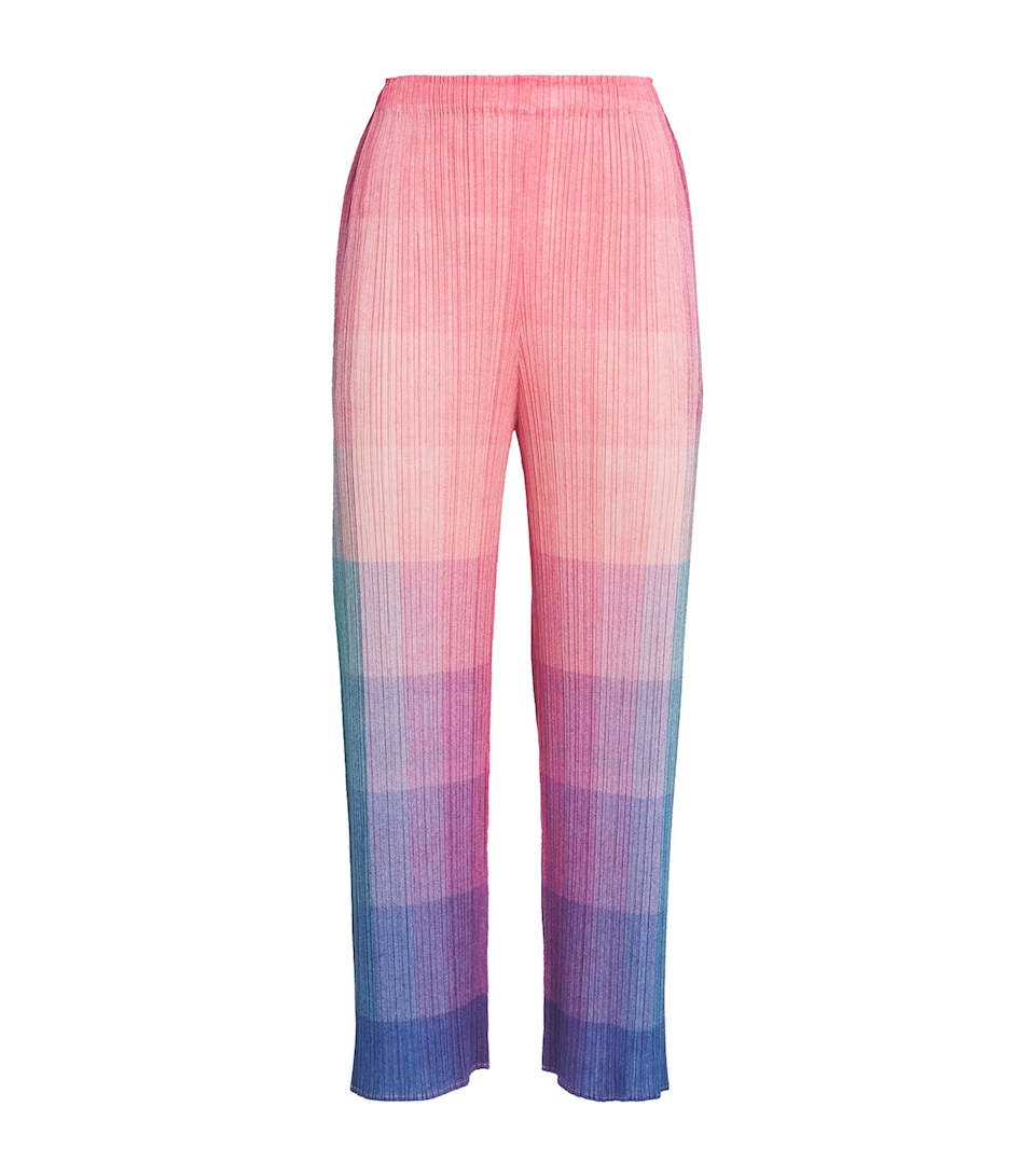 Pleated Photon Straight Trousers