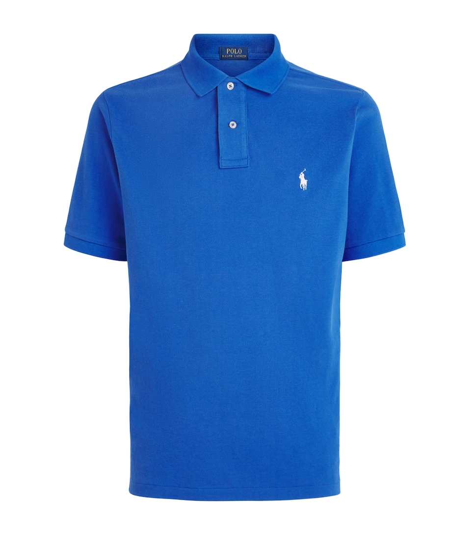 Polo Ralph Lauren Mens Cotton Mesh Classic-Fit Polo Shirt New Iris