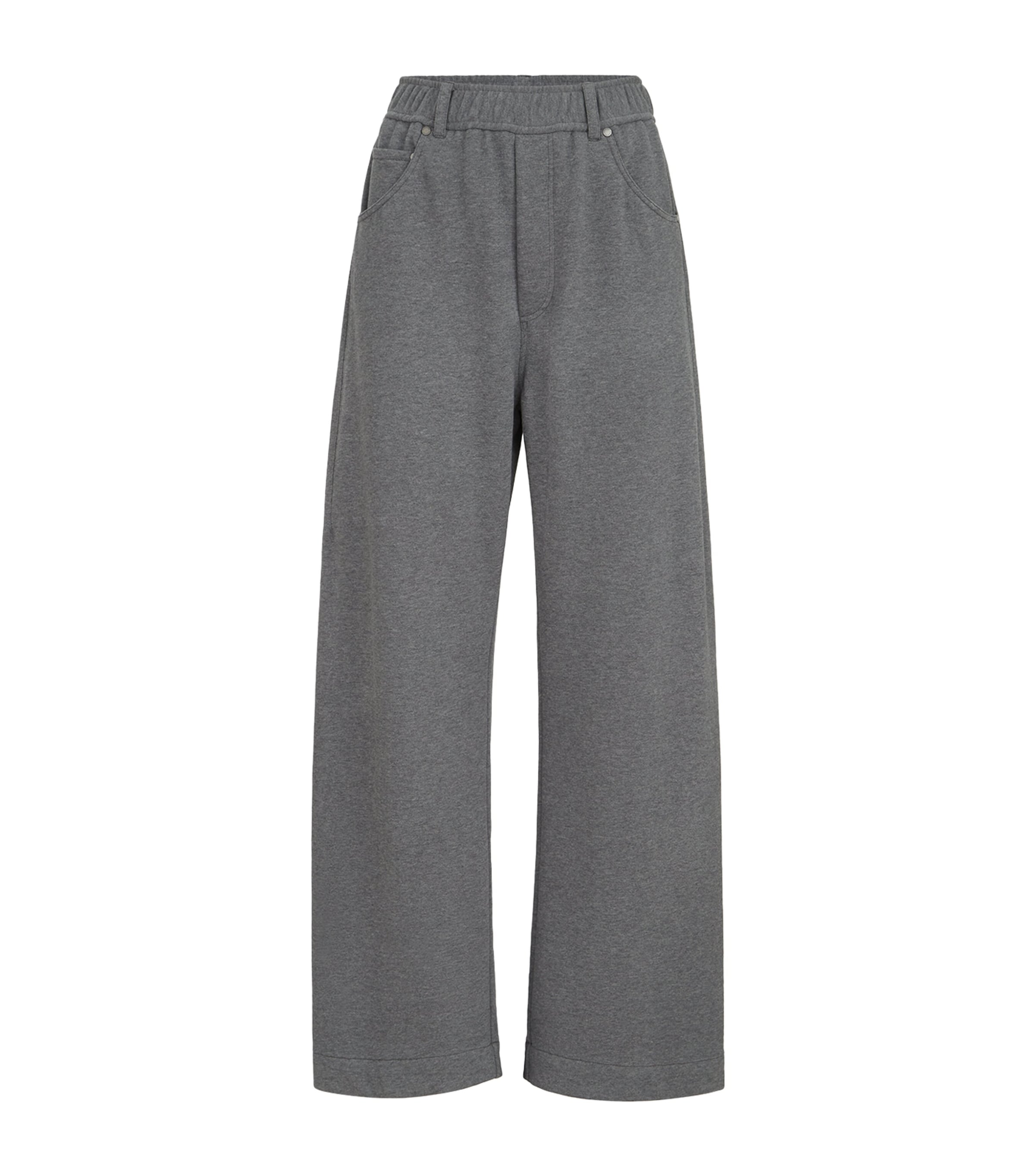 Brunello Cucinelli Womens Cotton French Terry Trousers