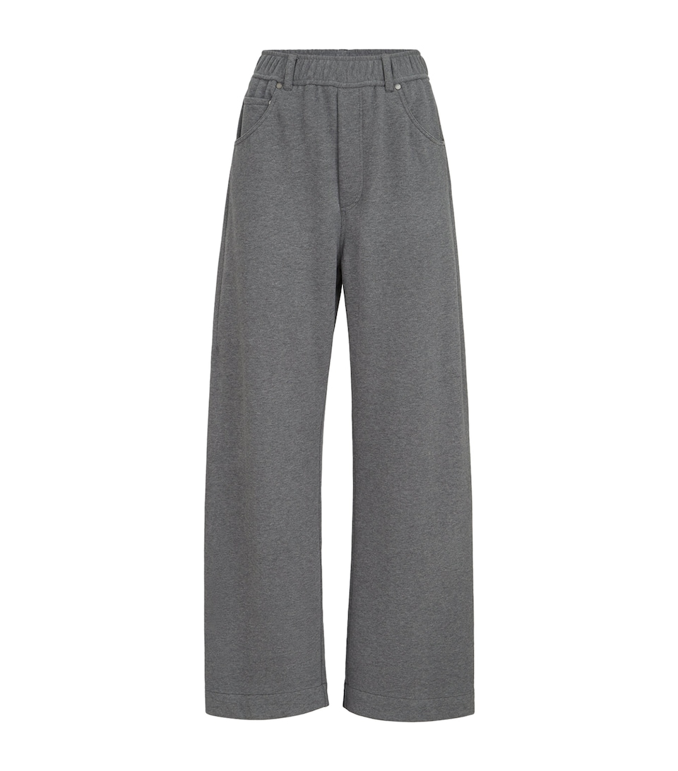 Brunello Cucinelli Womens Cotton French Terry Trousers