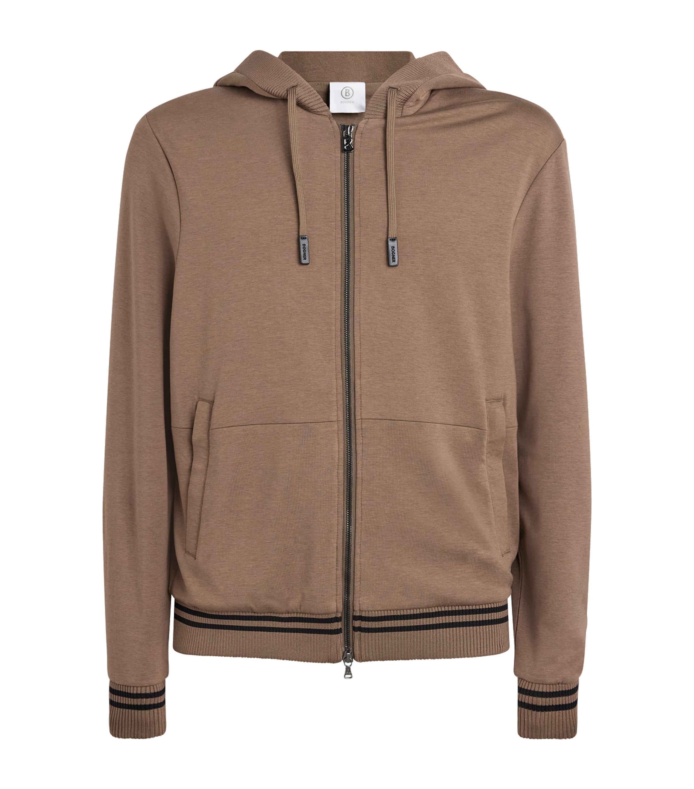 Bogner Mens Zip-Up Forest Hoodie Mountain Ash