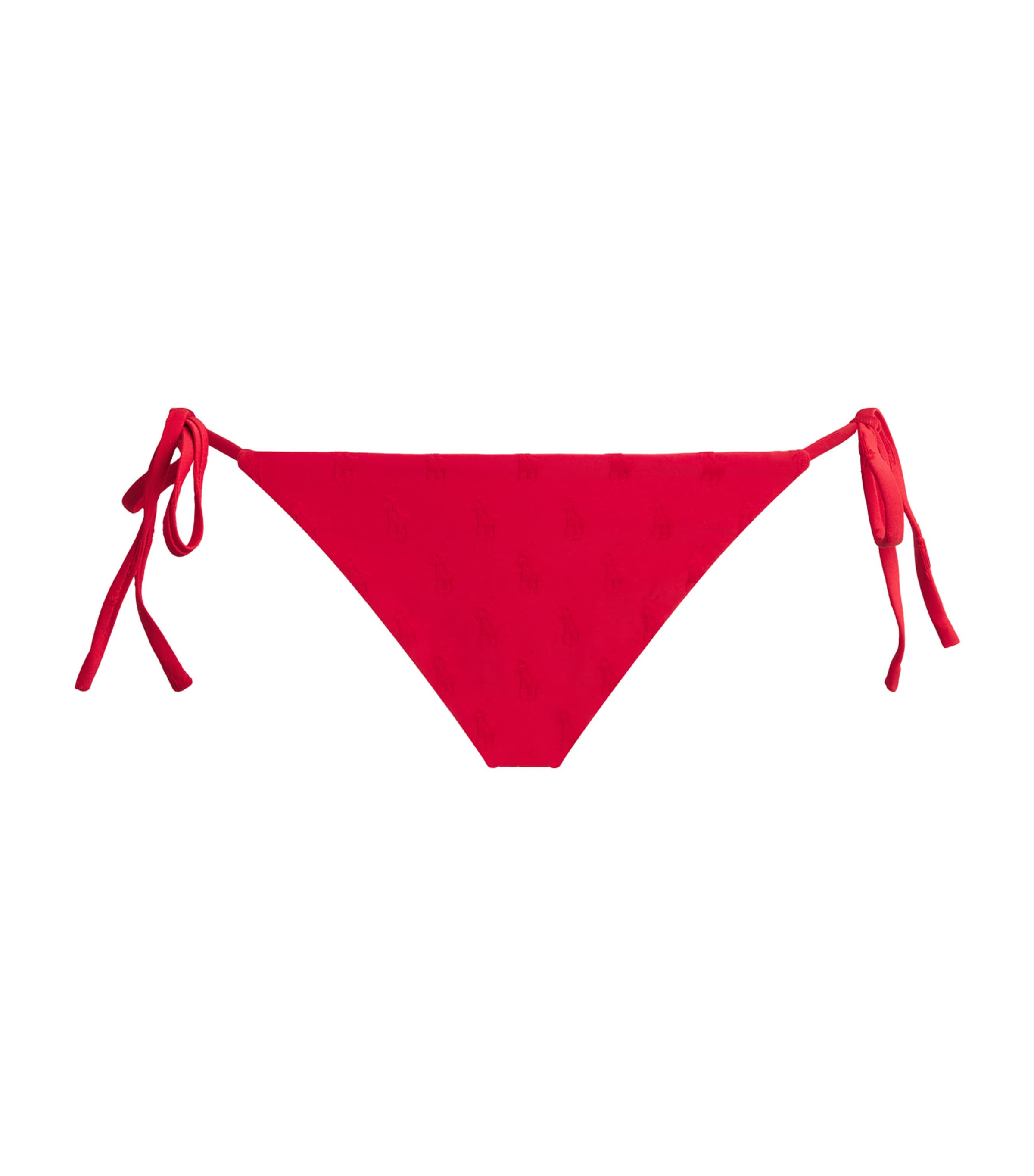 Polo Ralph Lauren Womens Jacquard Bikini Briefs Cruise Red