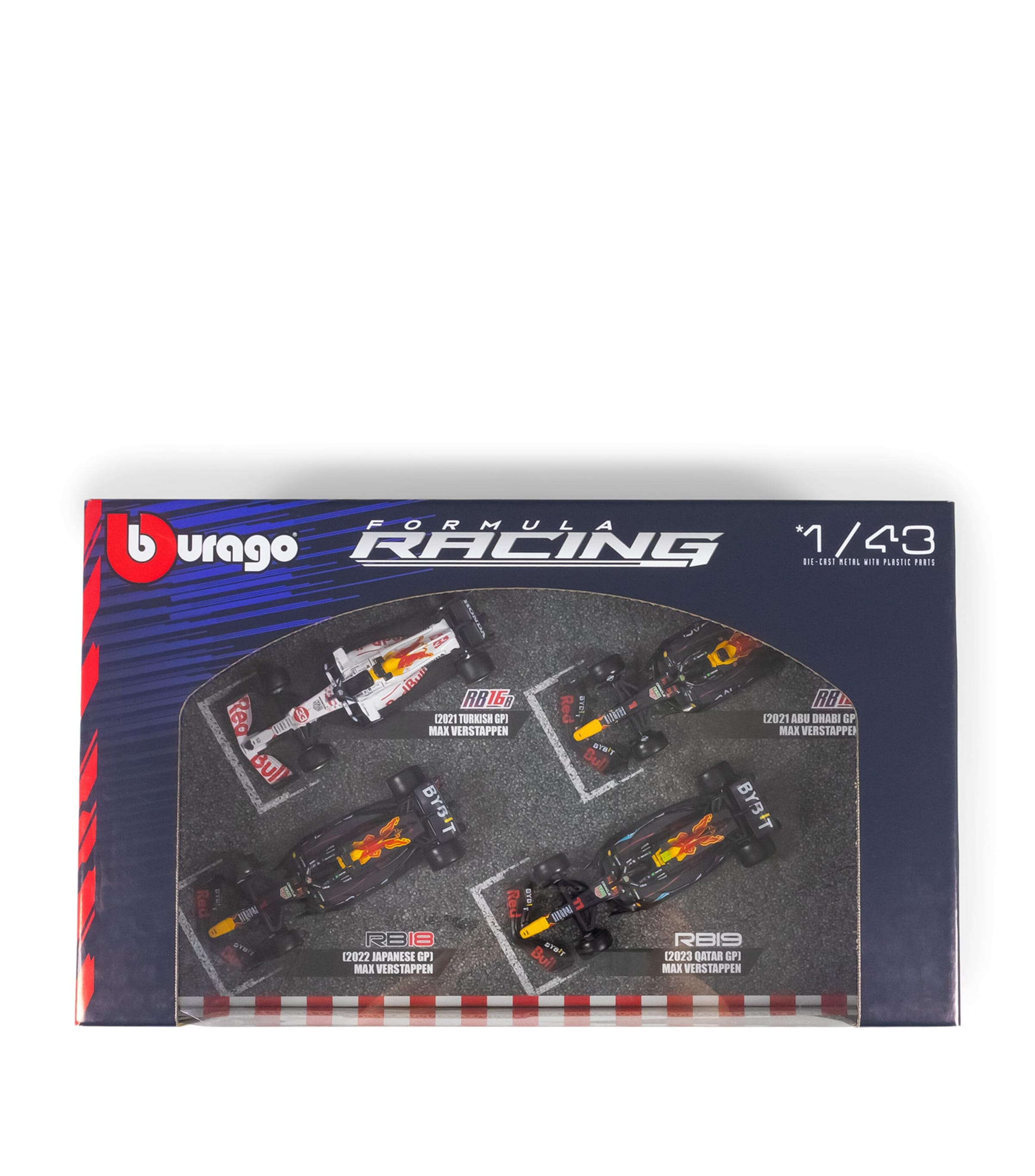 F1 Red Bull Racing Max Verstappen Champion Set of 4 Models 1:43