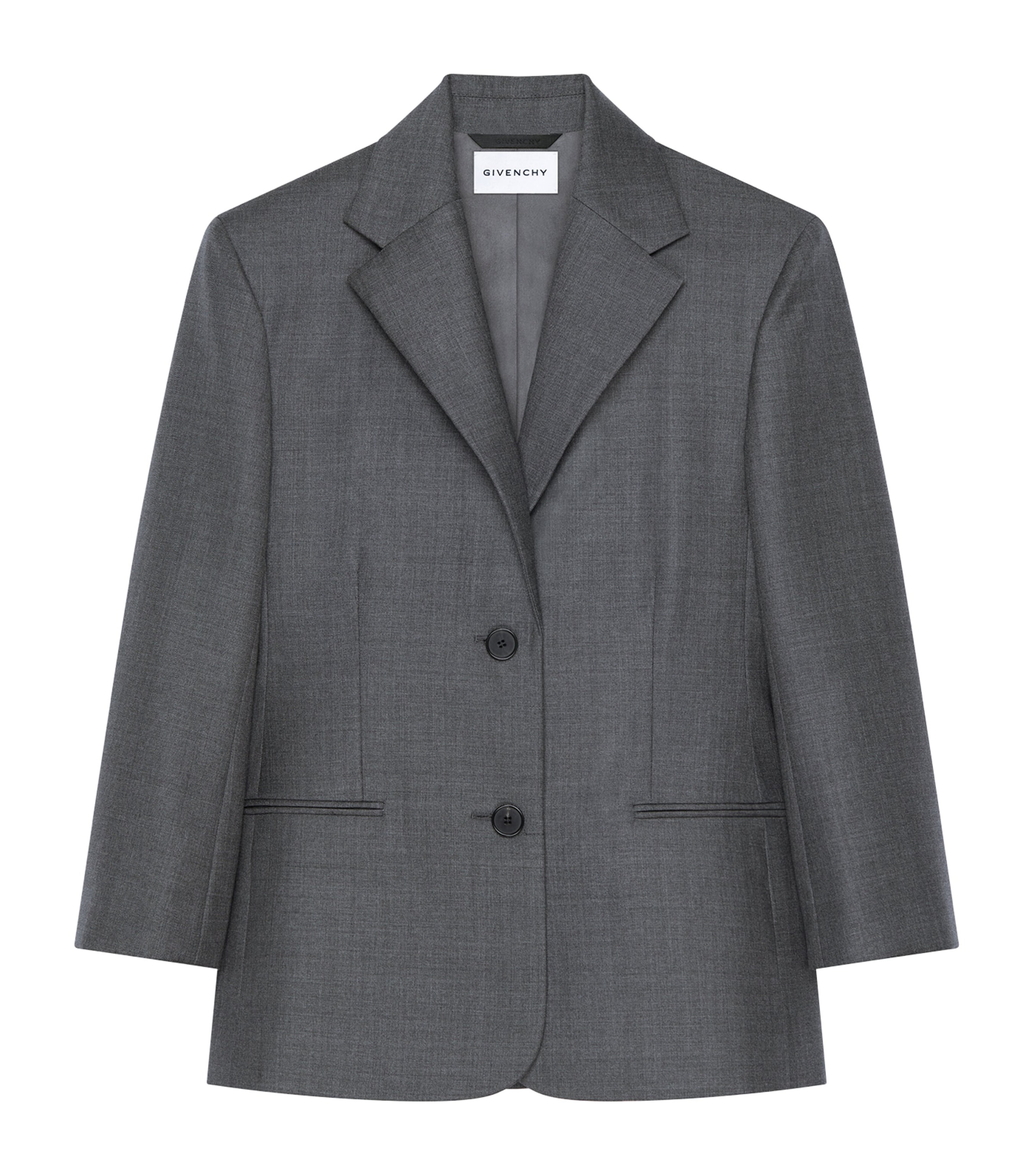 LOEWE Green Wool-Blend Single-Breasted Jacket | Harrods US