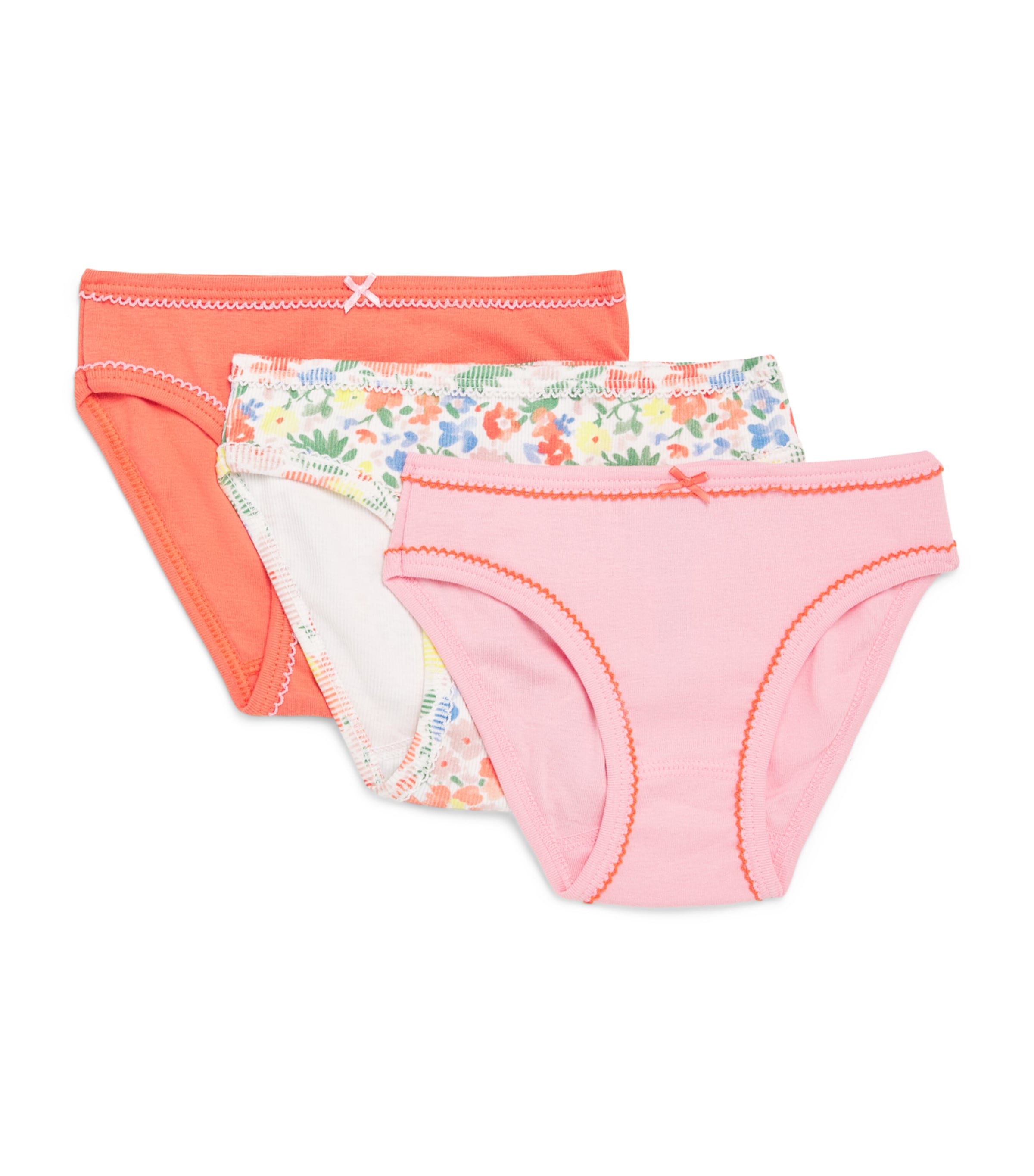 Petit Bateau Pack of 3 Cotton Knickers (2-12 Years)