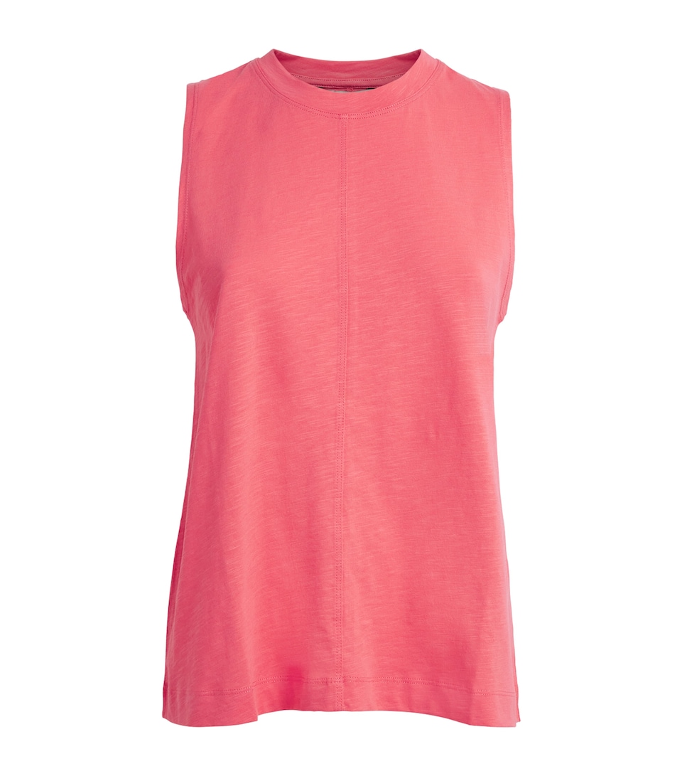 ME+EM Womens Organic Cotton Swing Tank Top Candy Coral