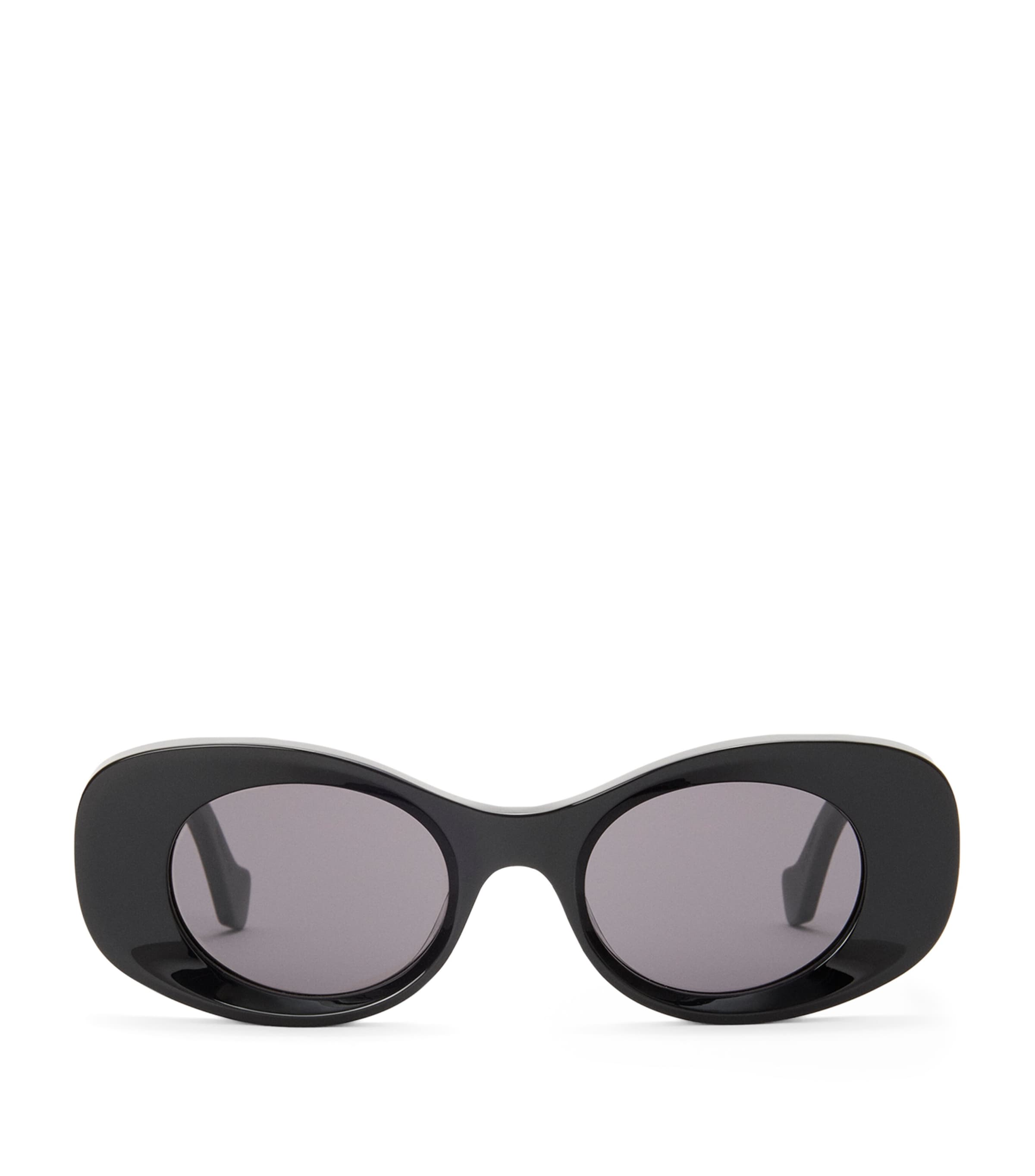 Bevelled Oval Sunglasses