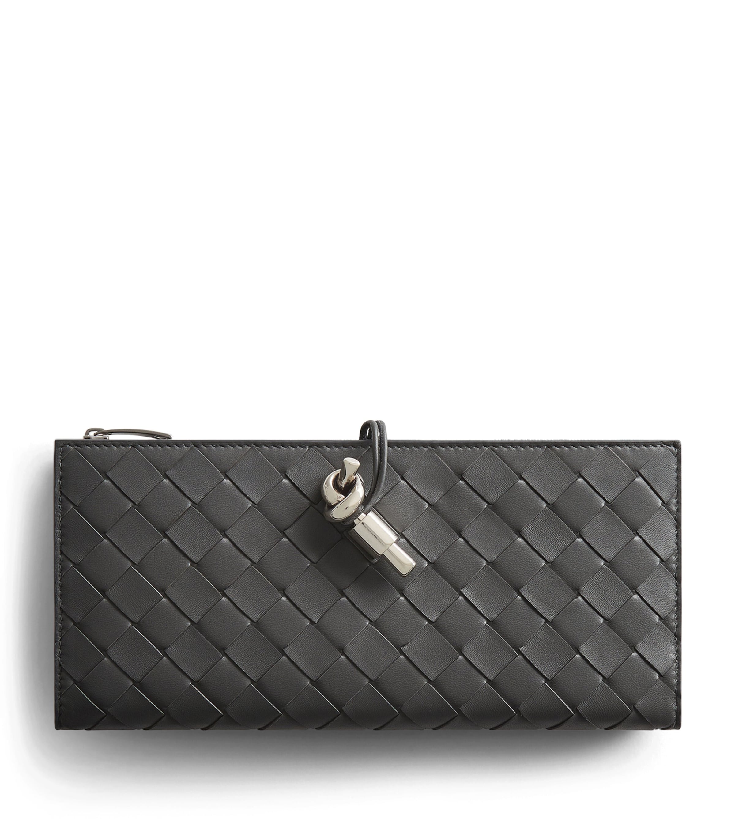 Bottega Veneta Large Leather Andiamo Bifold Wallet