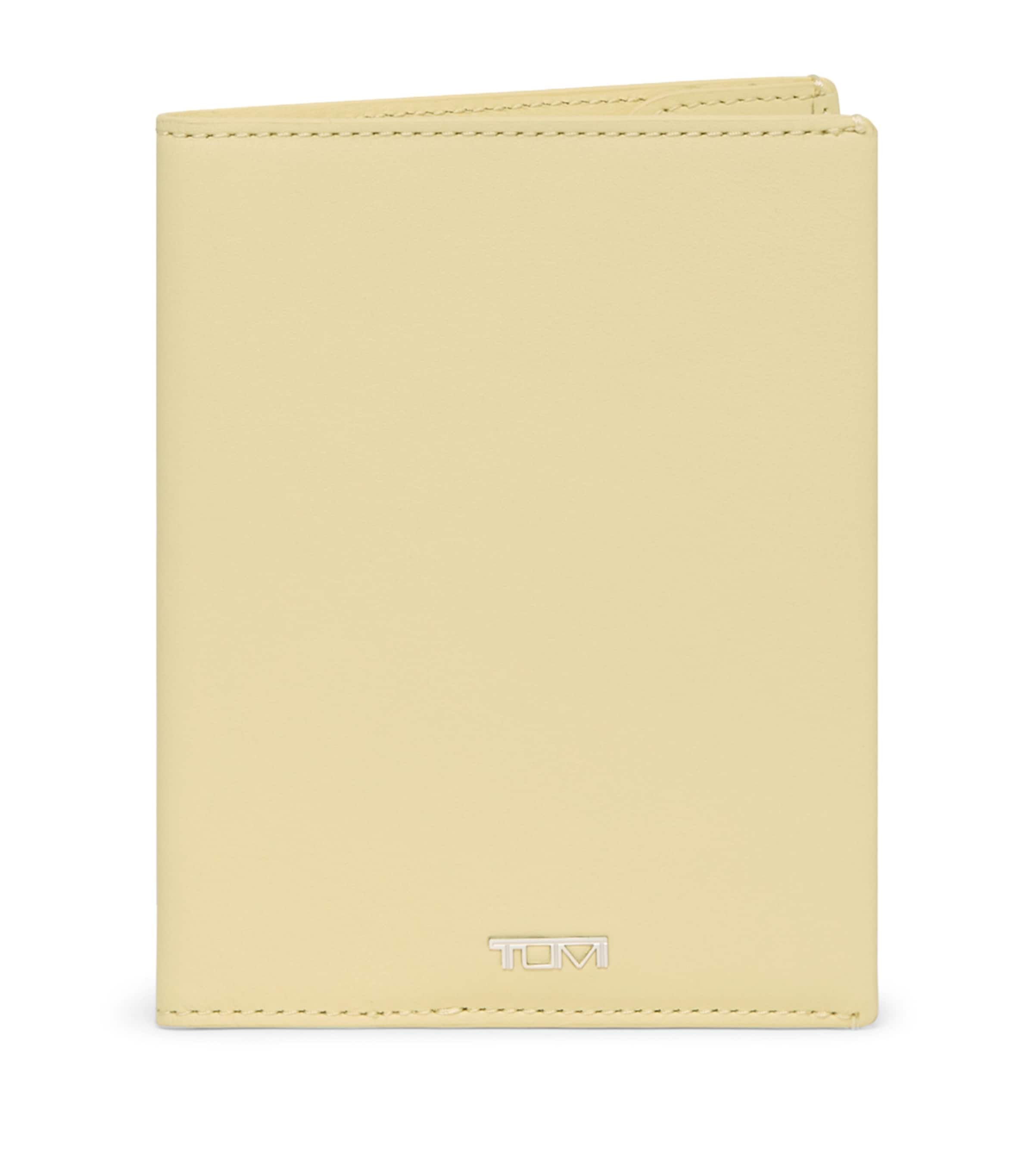 Tumi Nassau Passport Cover Washed Yellow