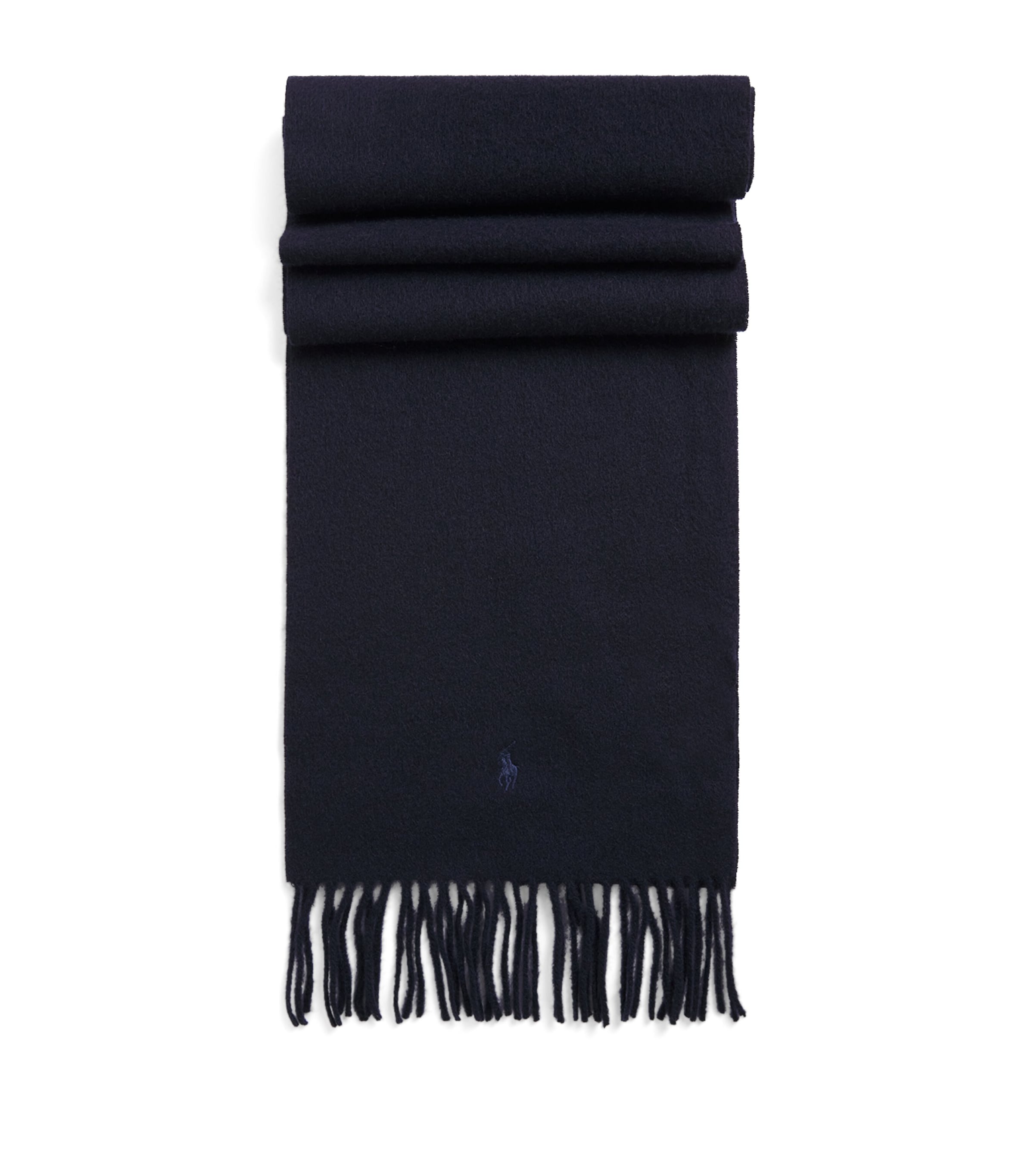 Cashmere Polo Pony Fringe Scarf