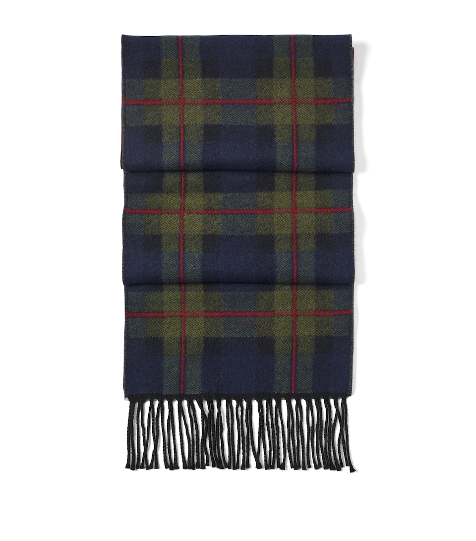 Merino Wool Tartan Scarf