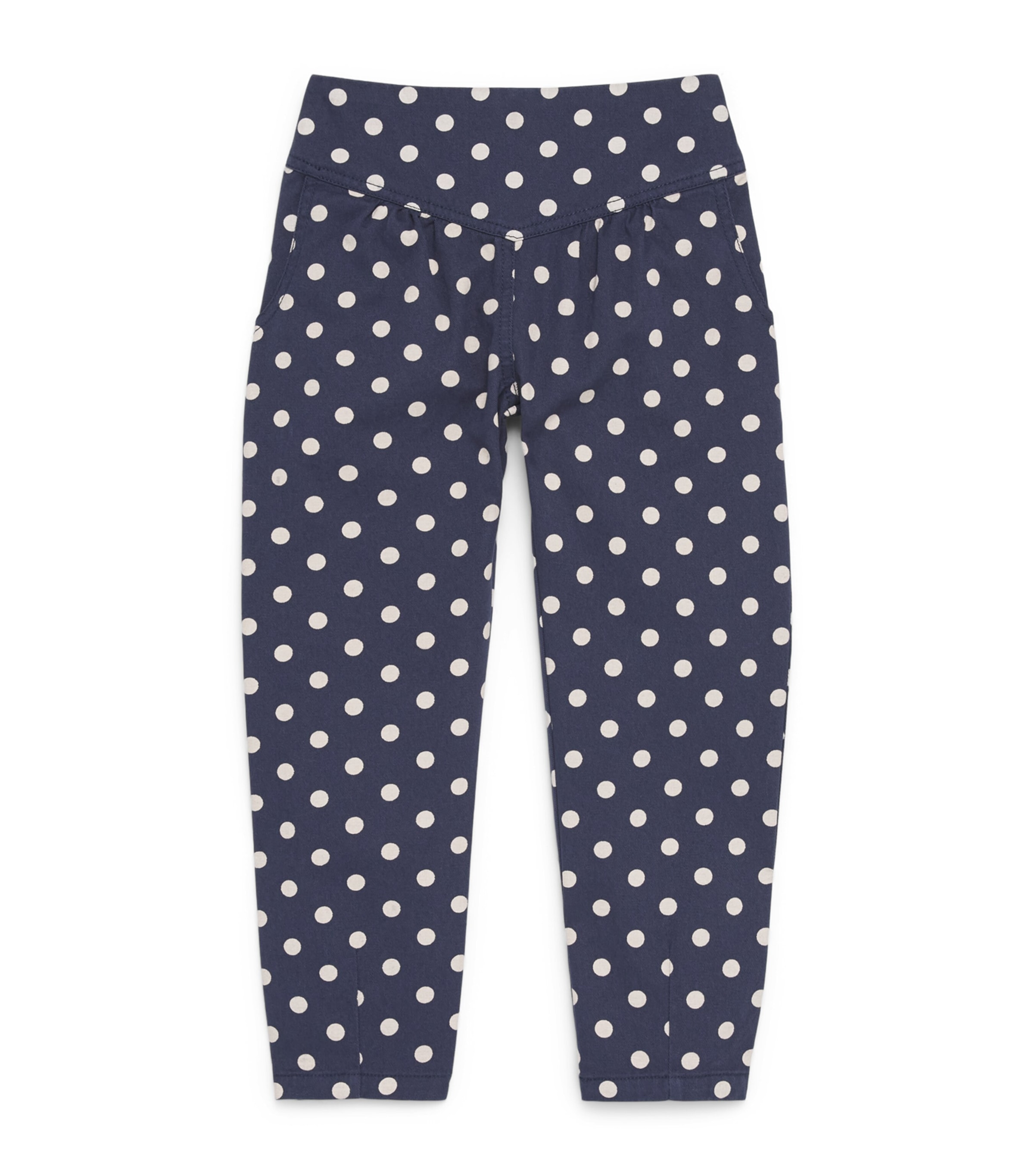 KONGES SLOJD Organic Cotton Polka Dot Nola Trousers (9 Months – 10 Years) Nuit