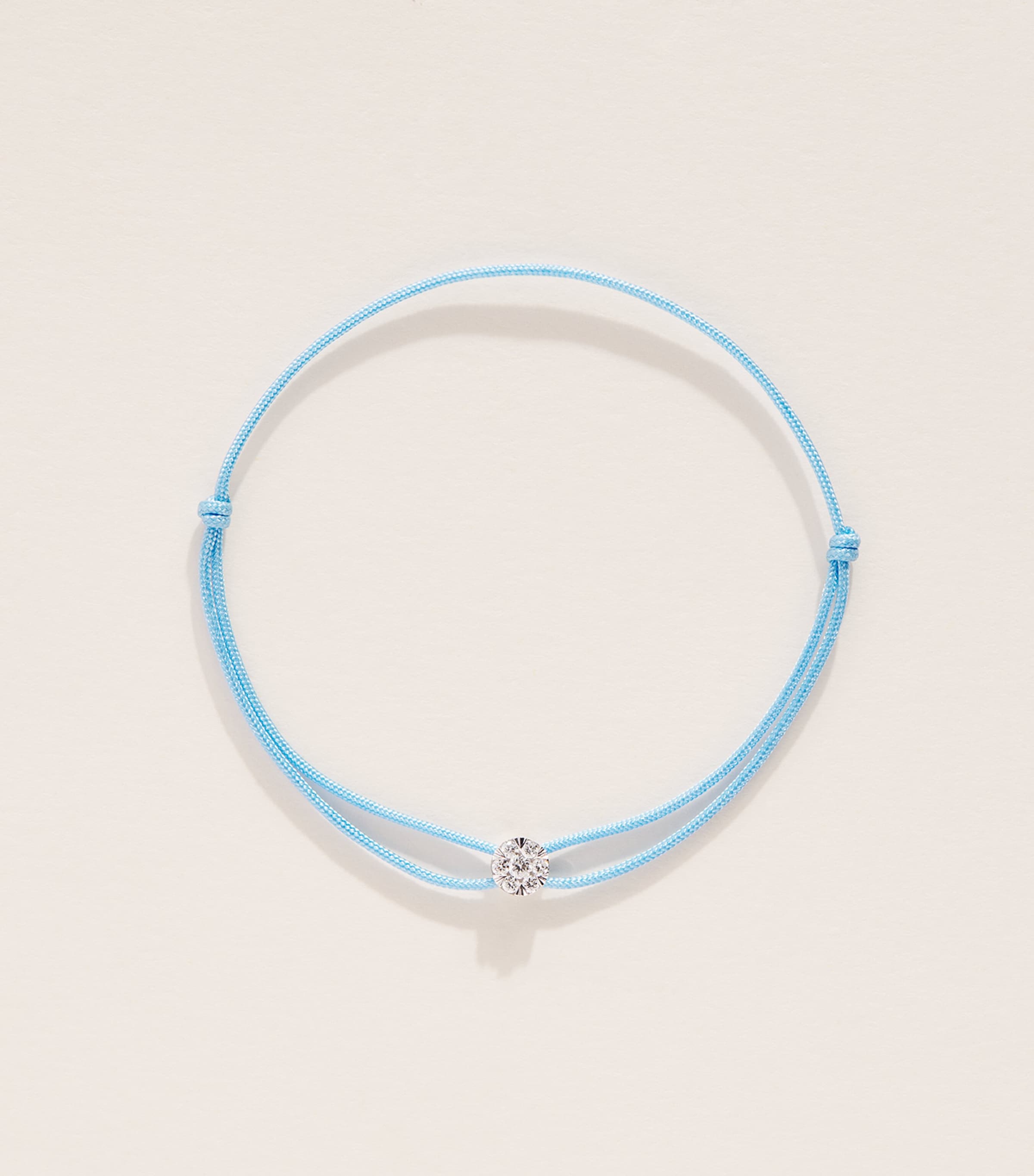 Persée Yellow Gold and Diamond Danaé Cord Bracelet Yellow Gold