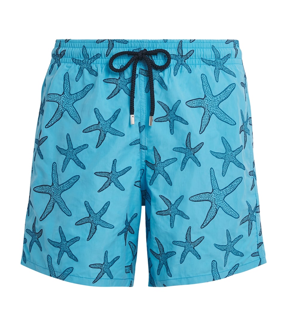 Embroidered Starfish Mistral Swim Shorts
