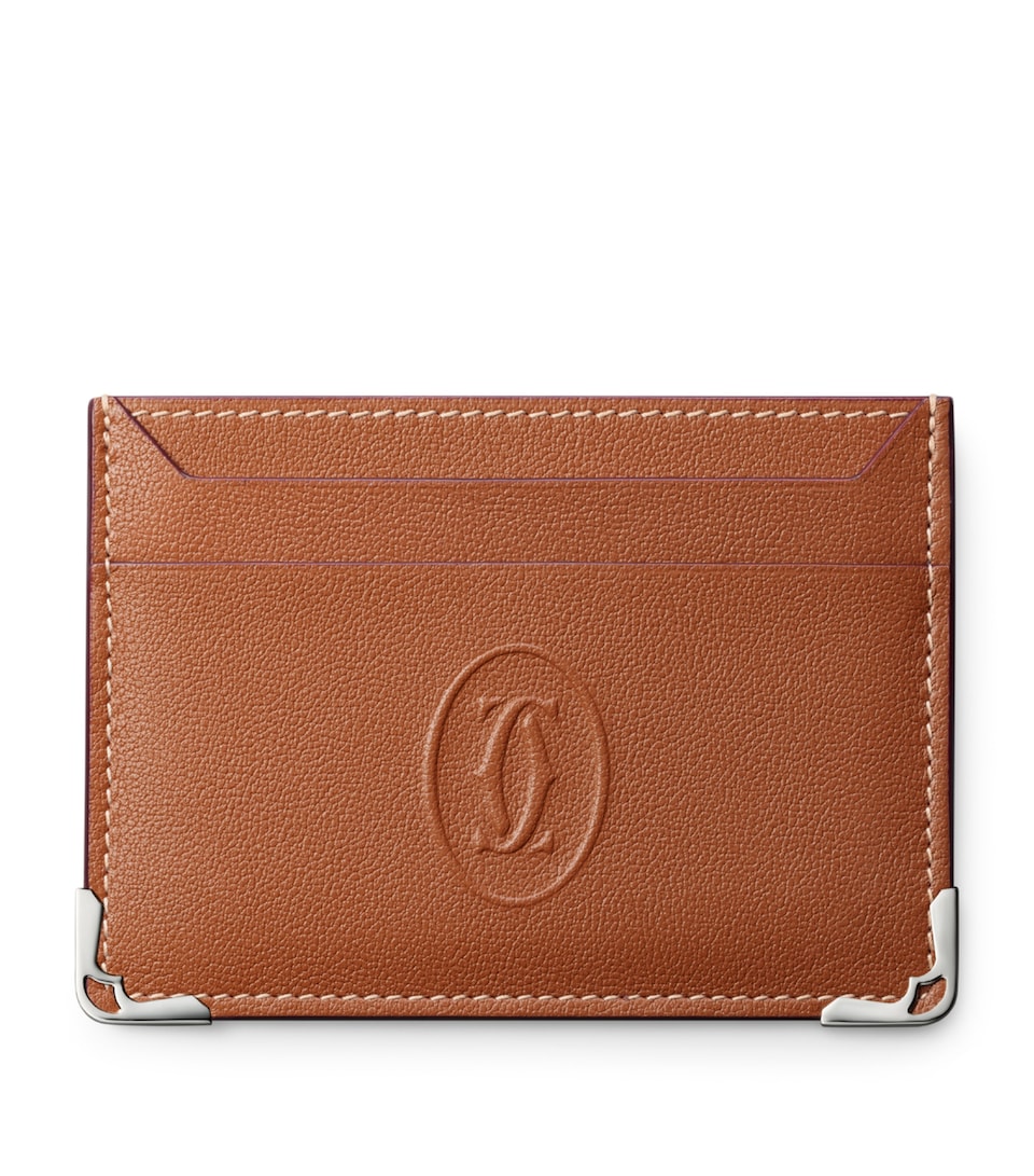 Cartier Leather Must de Cartier Card Holder Beige