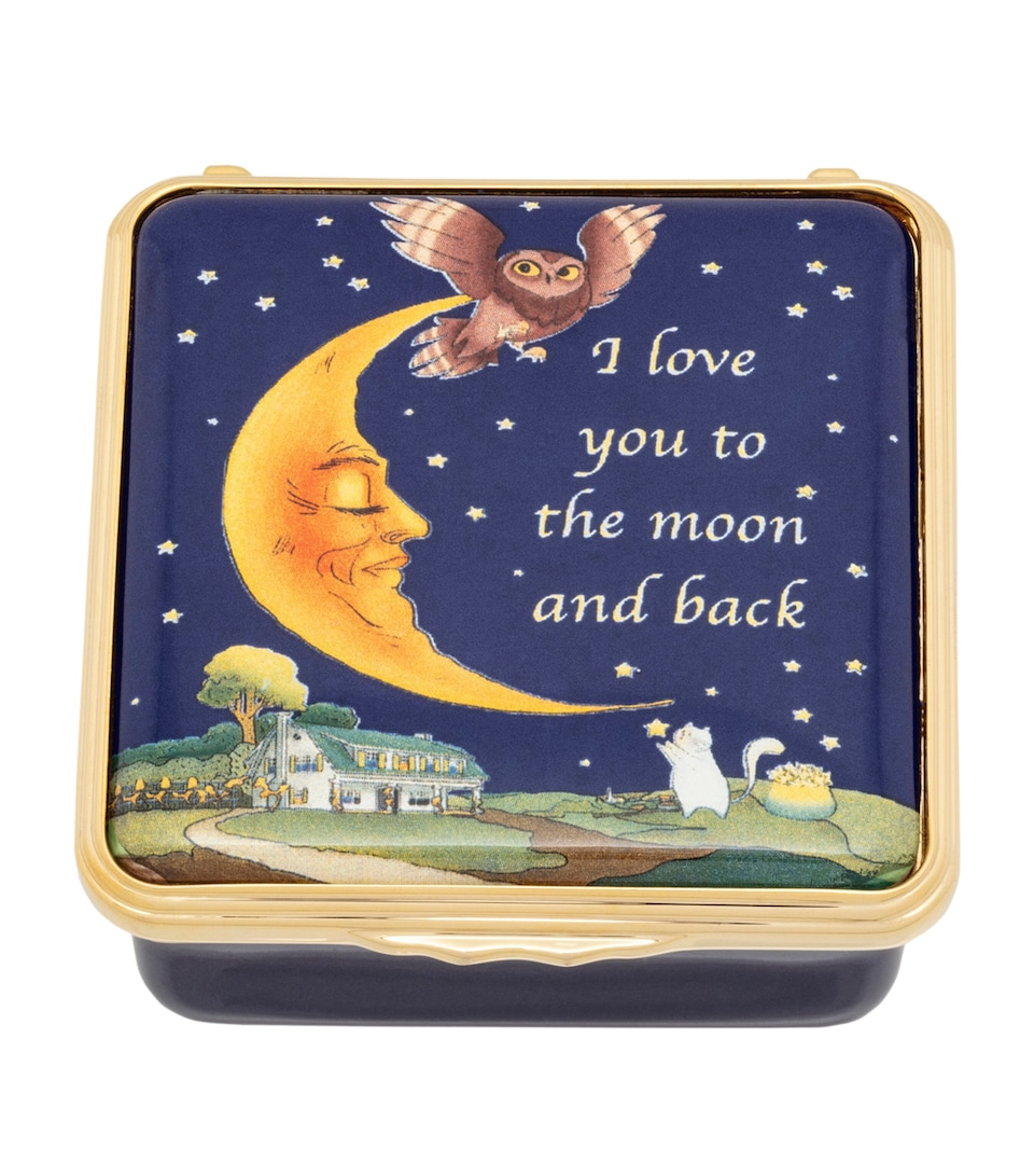 Enamel I Love You to the Moon and Back Box