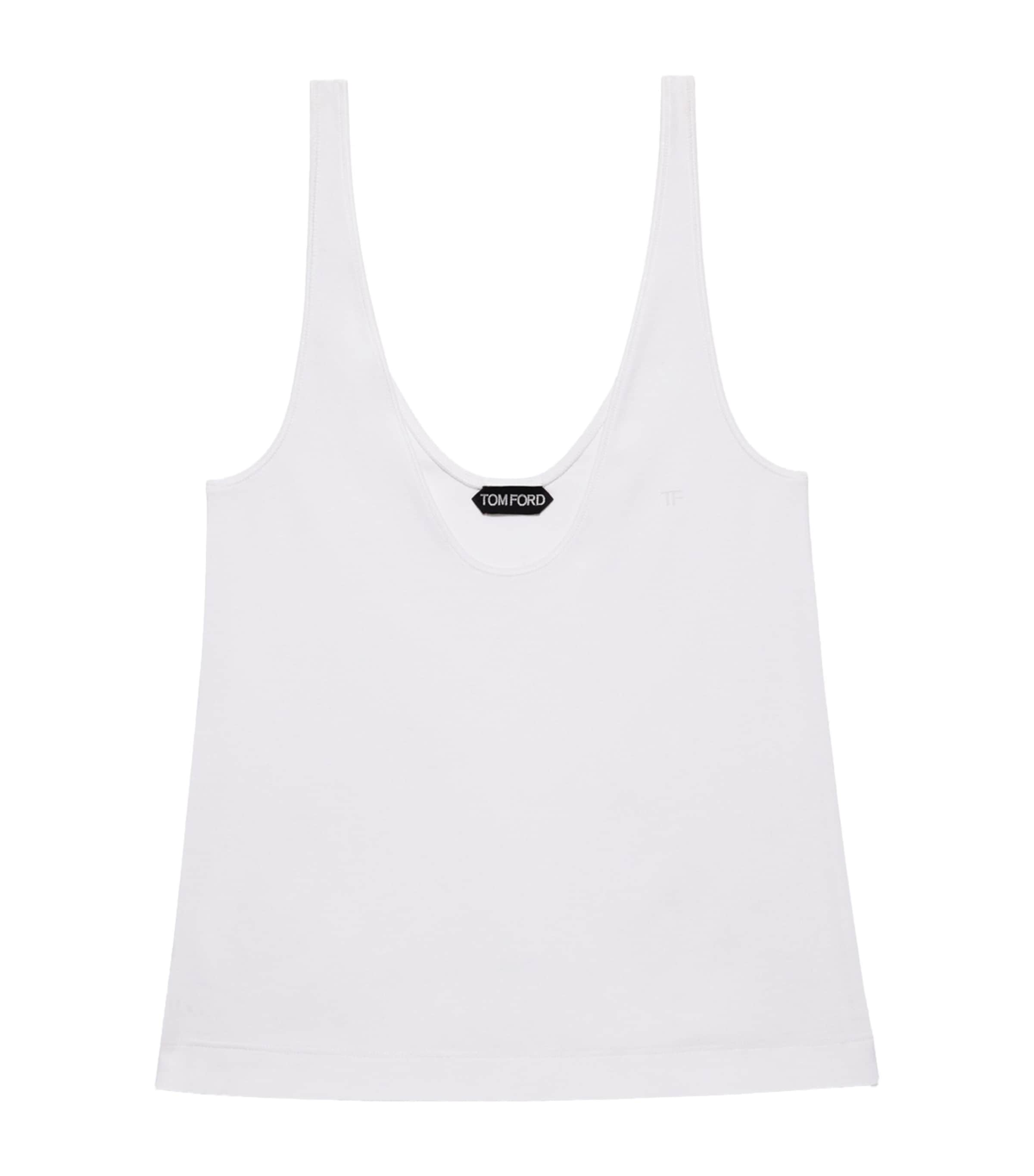 TOM FORD Womens Stretch-Cotton Tank Top Wab