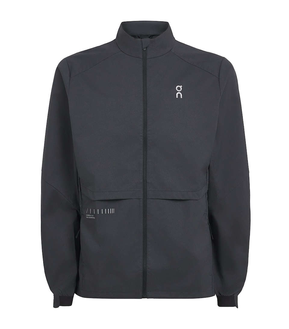 On Mens Reflective Lumos Weather Jacket Eclipse