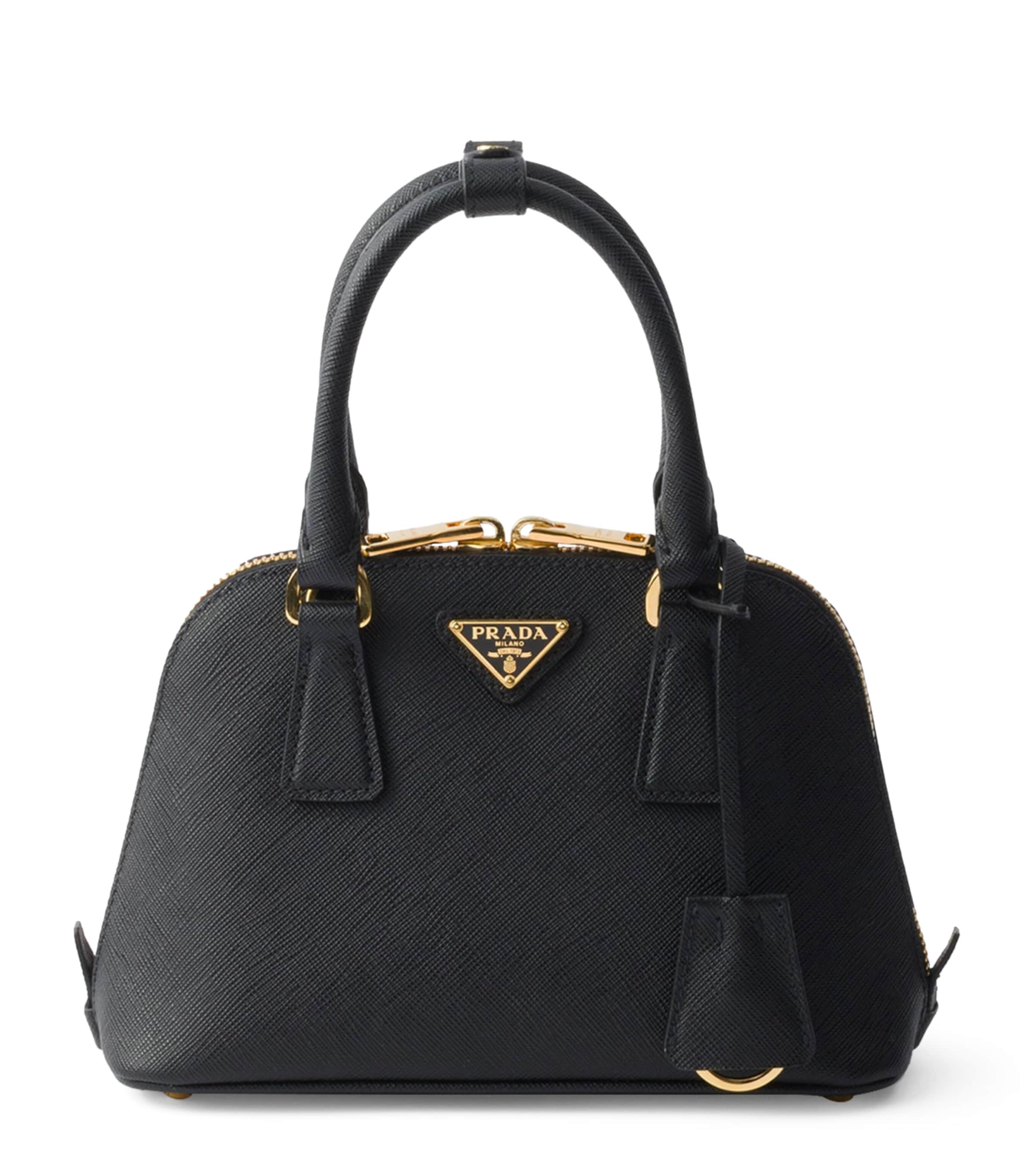 Prada Mini Leather Promenade Top-Handle Bag