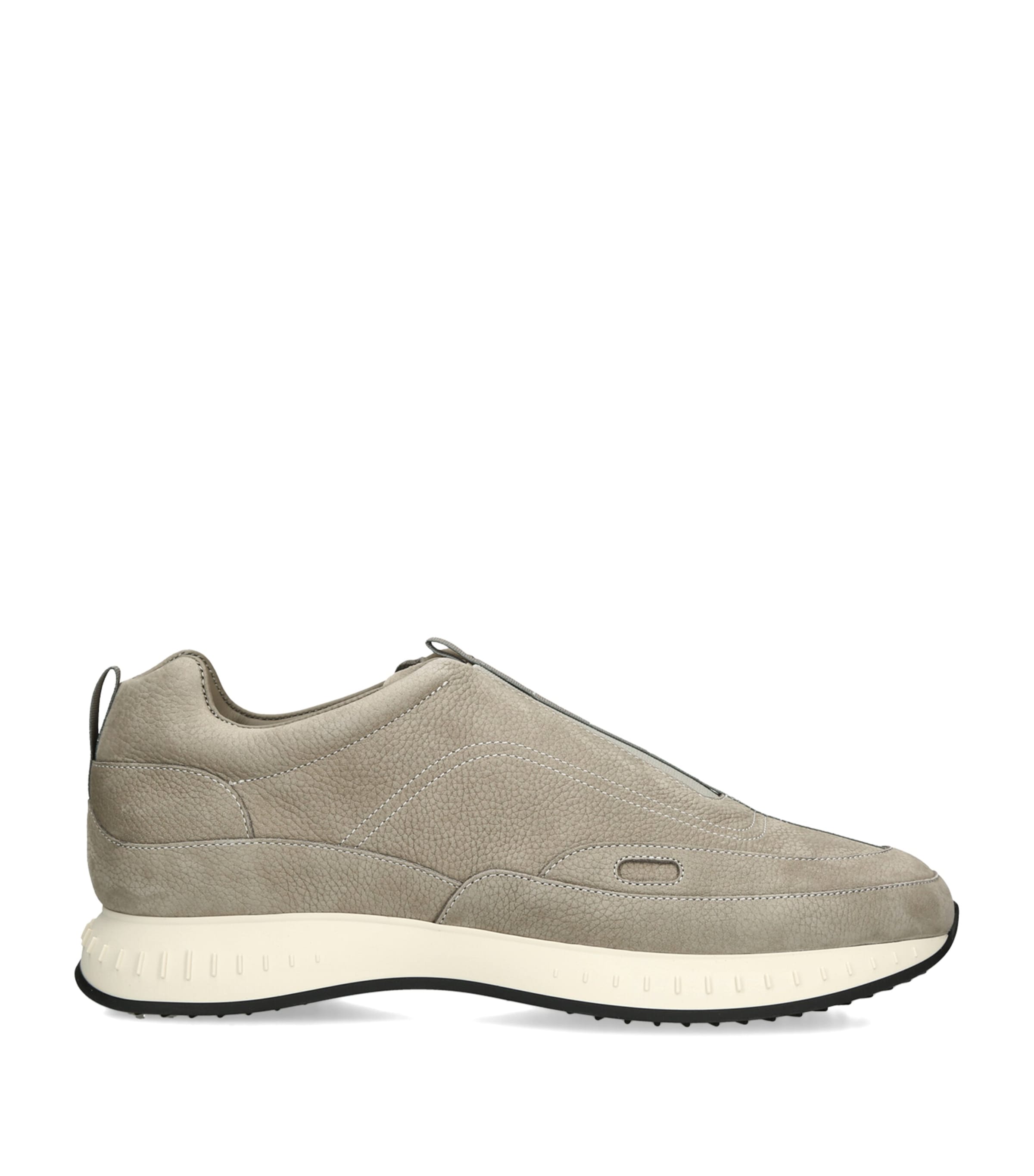 John Lobb Leather Stream Laced Sneakers Mid Green