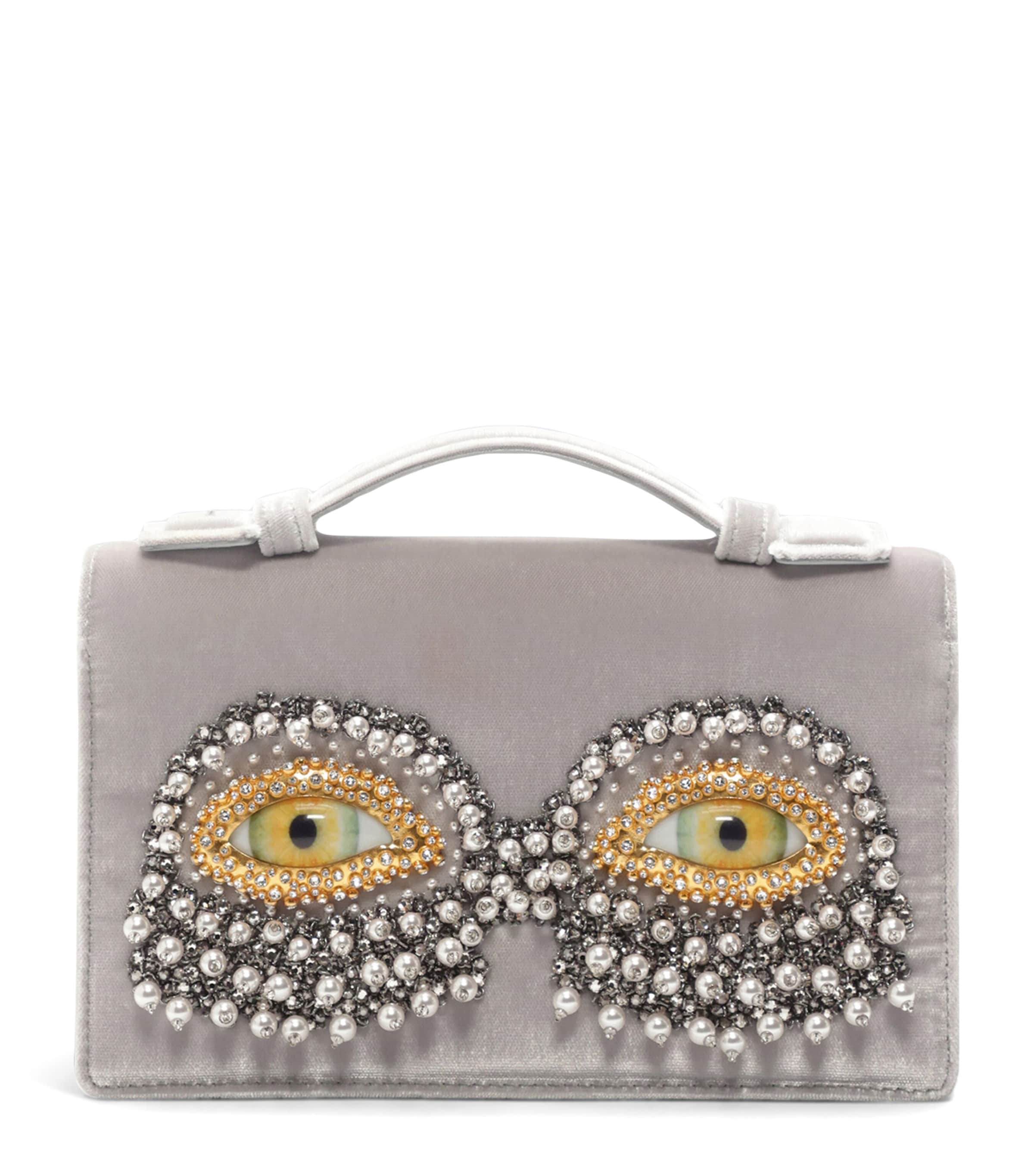 Velvet Eyes Clutch Bag