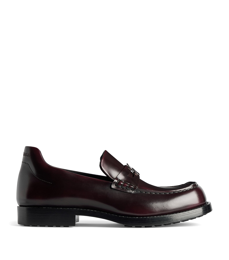 Balenciaga Leather Comfy Loafers