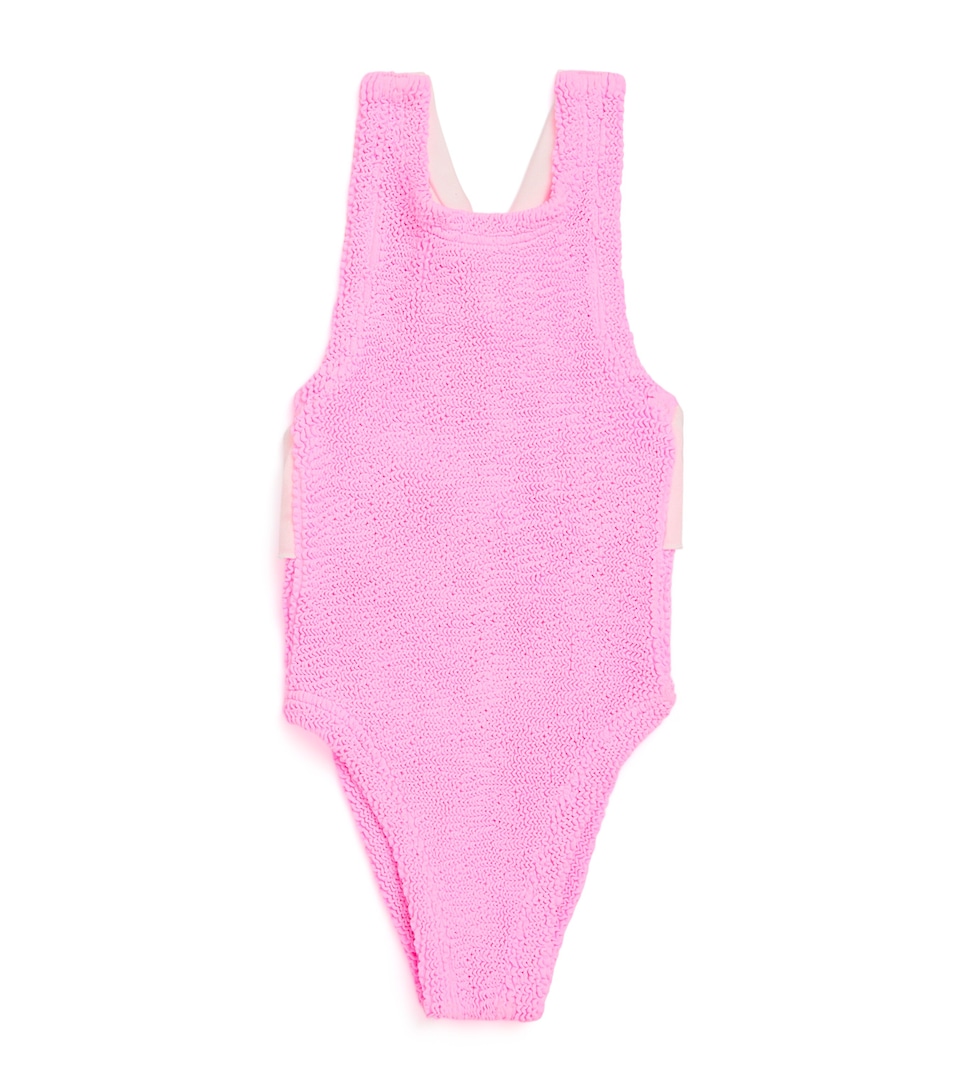 Ruffle-Trim Cross-Back Lara Swimsuit (2-6 Years)