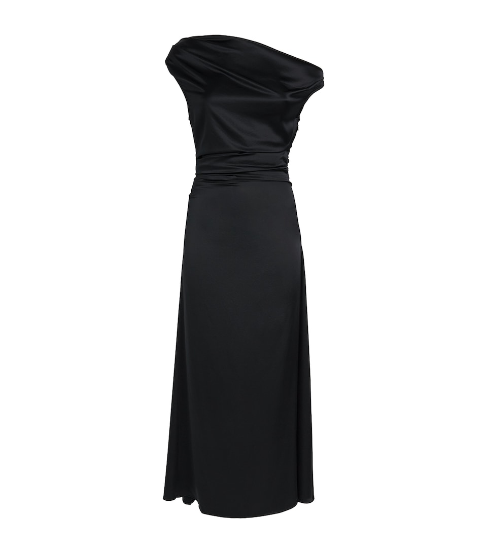 Stretch-Silk Phare Midi Dress
