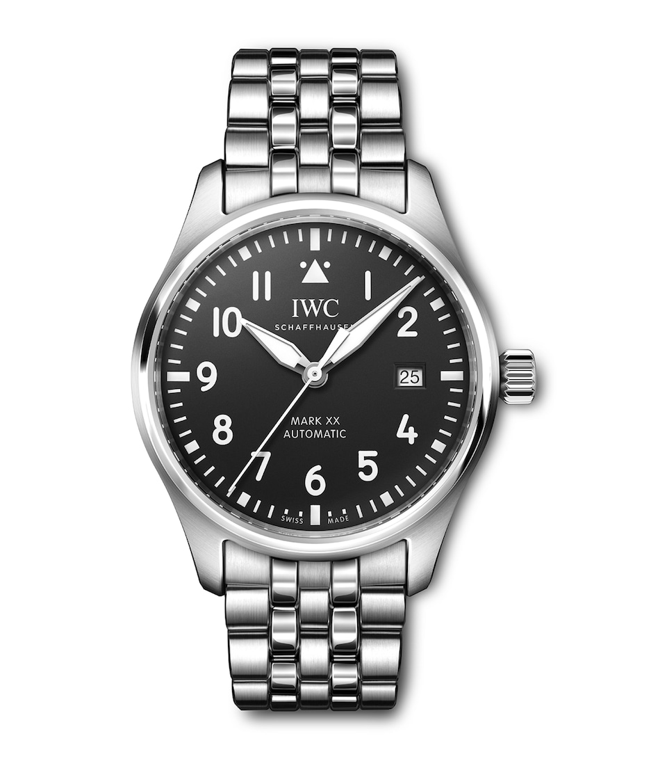 IWC Schaffhausen Stainless Steel Pilot's Mark XX Automatic Watch 40mm Black