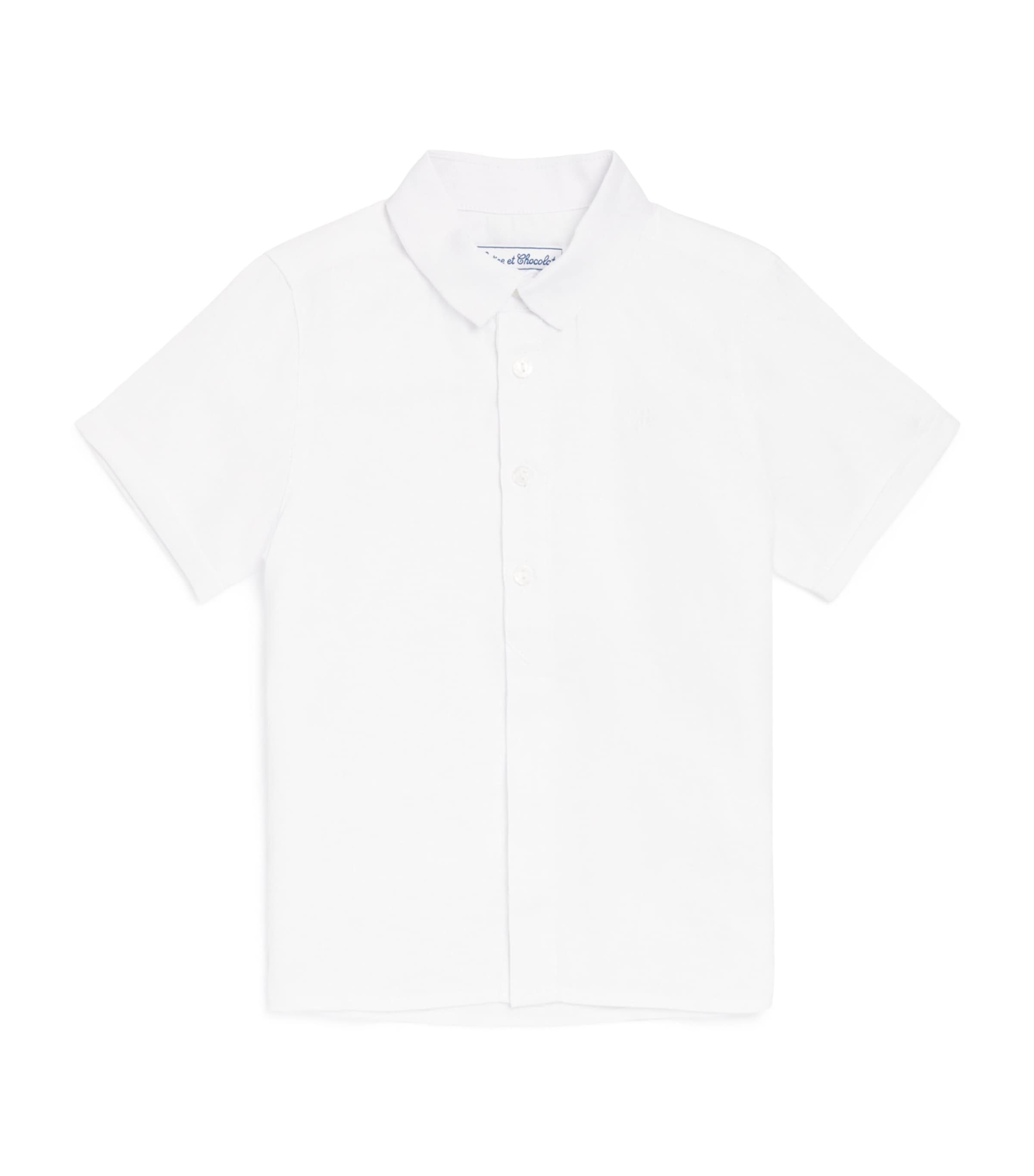 Linen Short-Sleeve Shirt (5-12 Years)