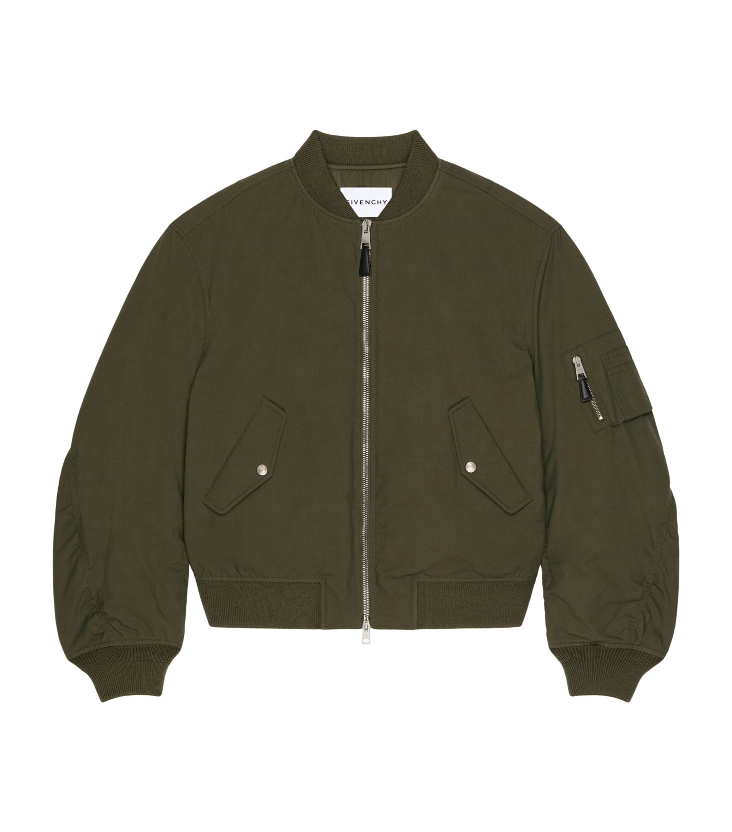 Cotton-Blend Bomber Jacket