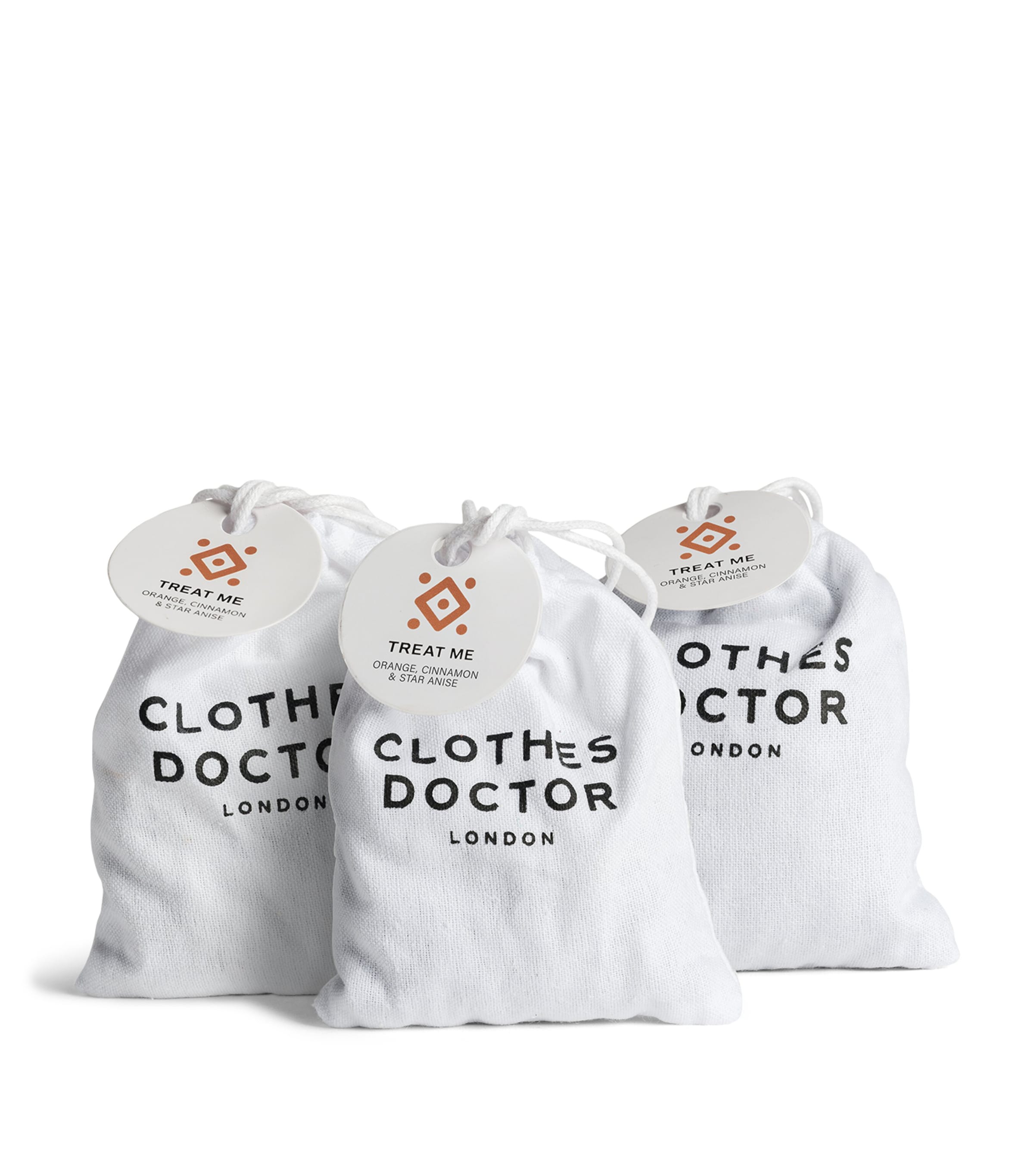Clothes Doctor Treat Me Natural Moth-Repellent Scent Bags (Pack of 3) Grey