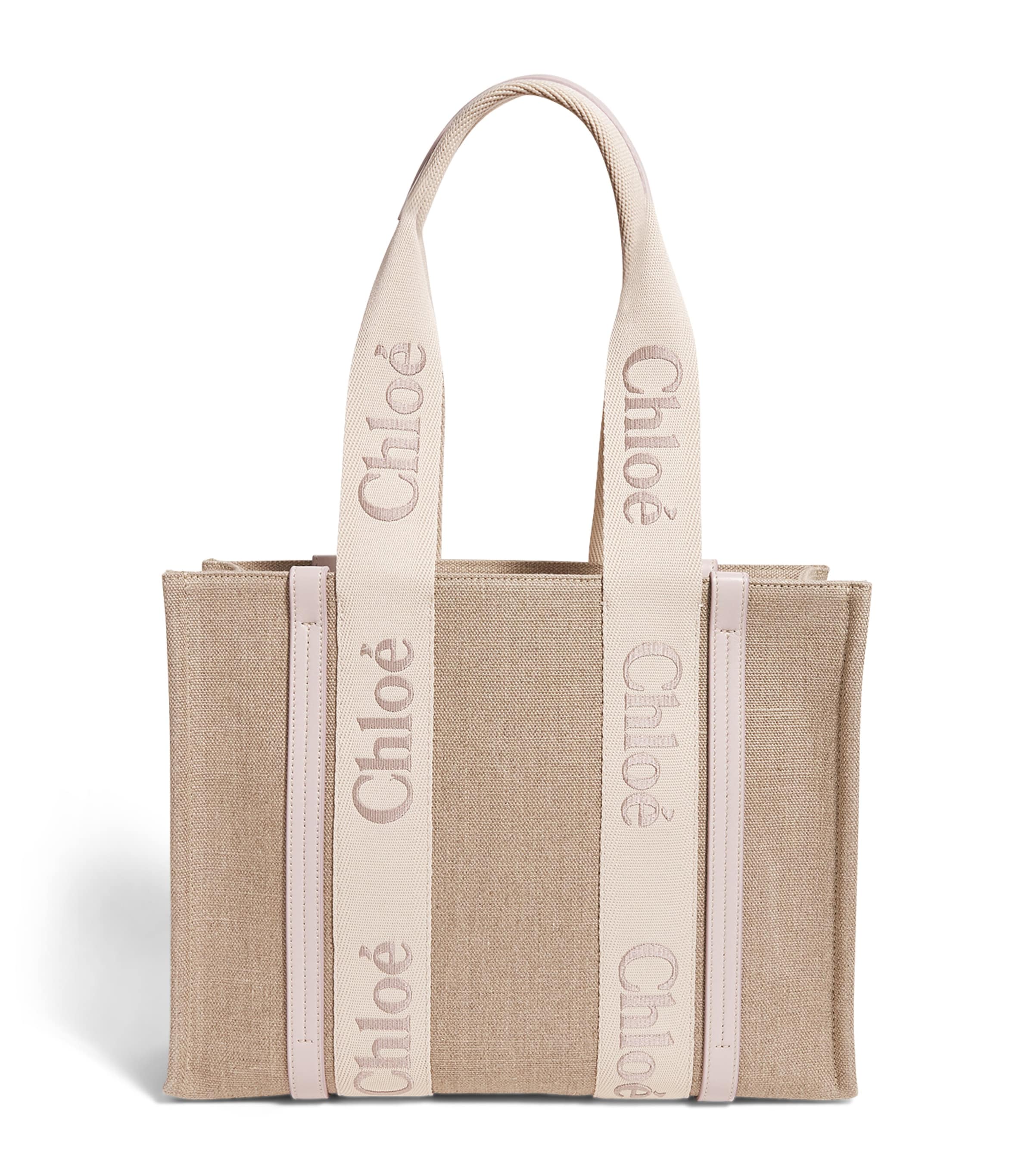 【関税＆送料込み】ChloAC Shopping 'Woody Medium' Woody Tote Bag | Blend Fashion and Practicality | Chloé US