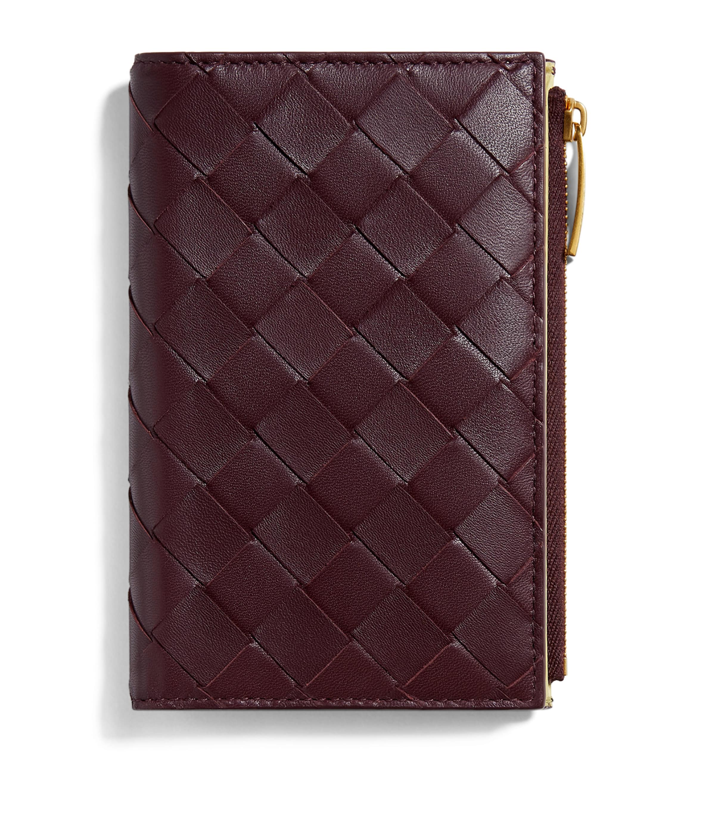 Bottega Veneta Medium Leather Intrecciato Bifold Wallet