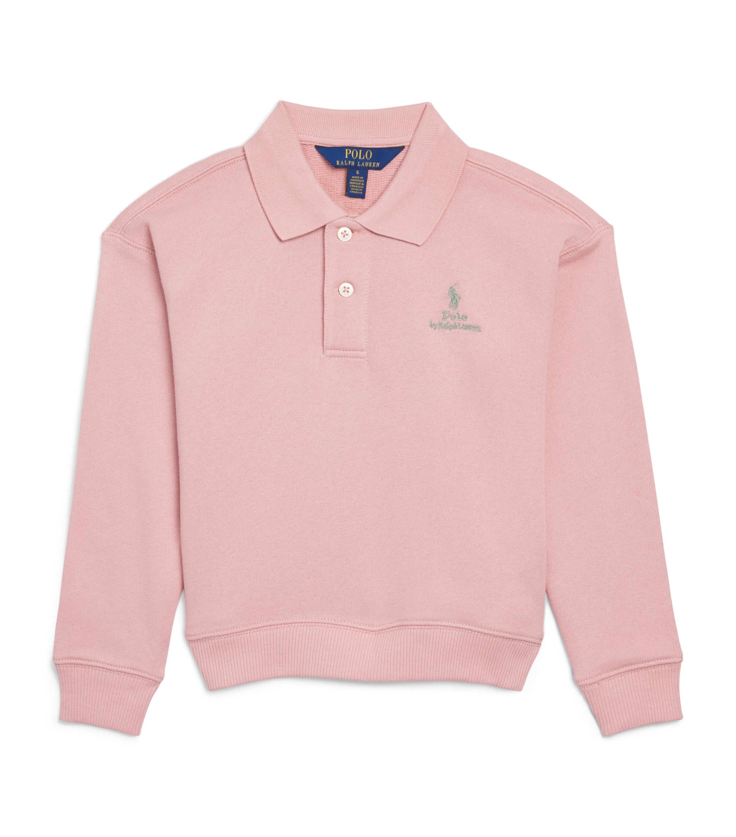 Ralph Lauren Kids Rugby Polo Sweater (7-14 Years) Adirondack Rose