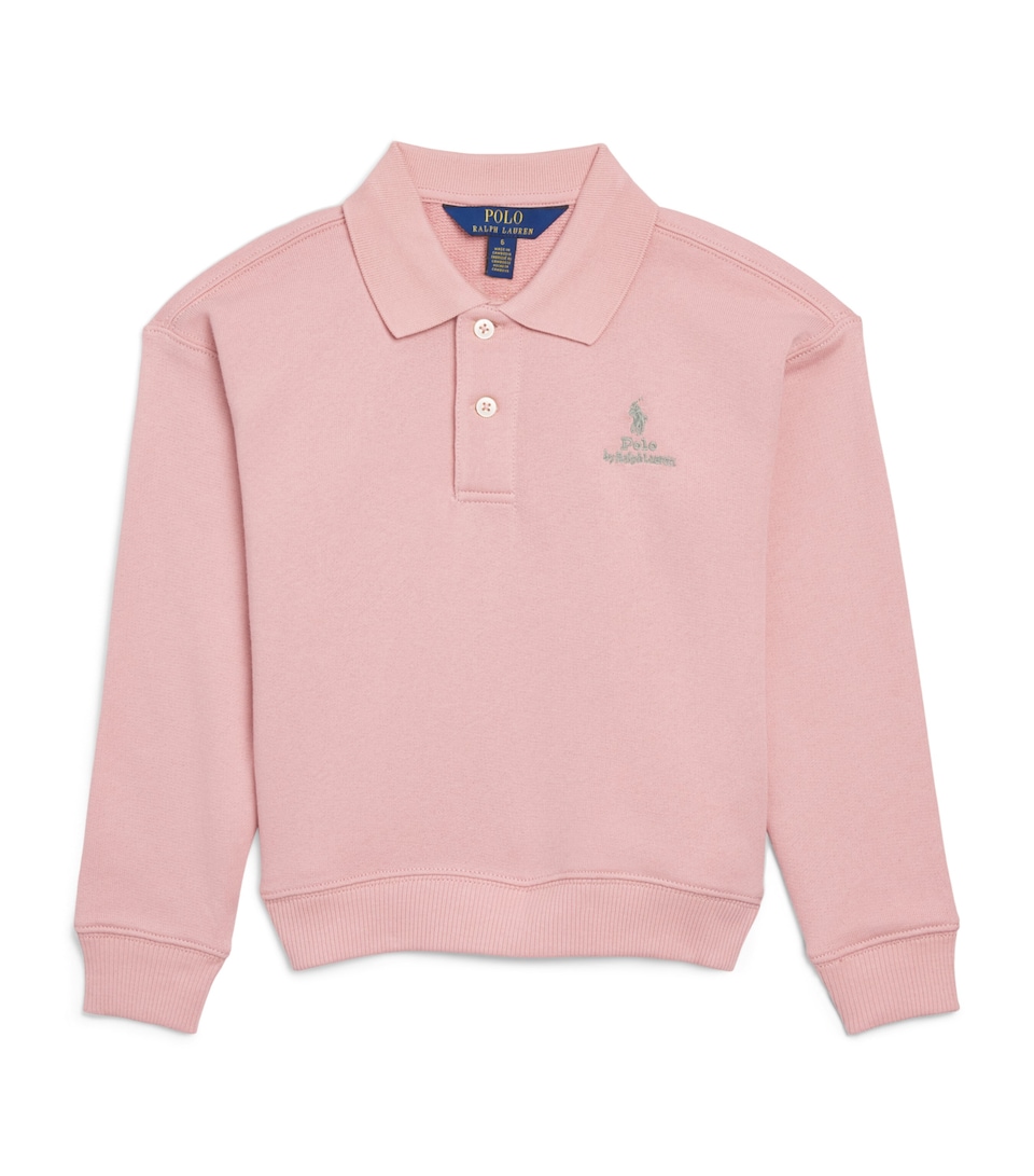 Ralph Lauren Kids Rugby Polo Sweater (7-14 Years) Adirondack Rose