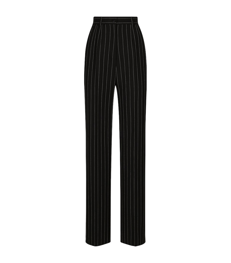 Dolce&Gabbana Womens Striped Tailored Trousers Striped