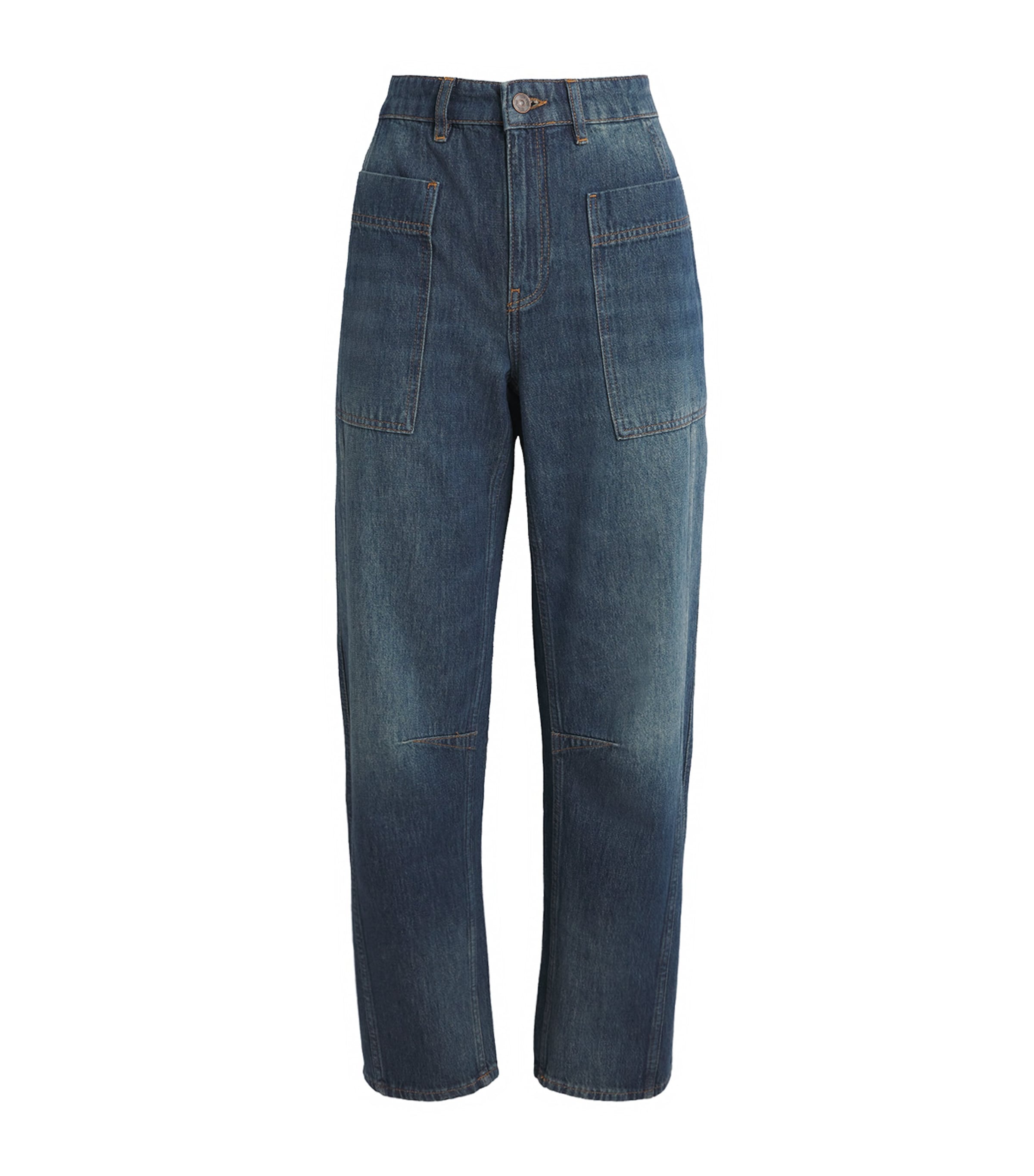 Engineered Cropped Jeans
