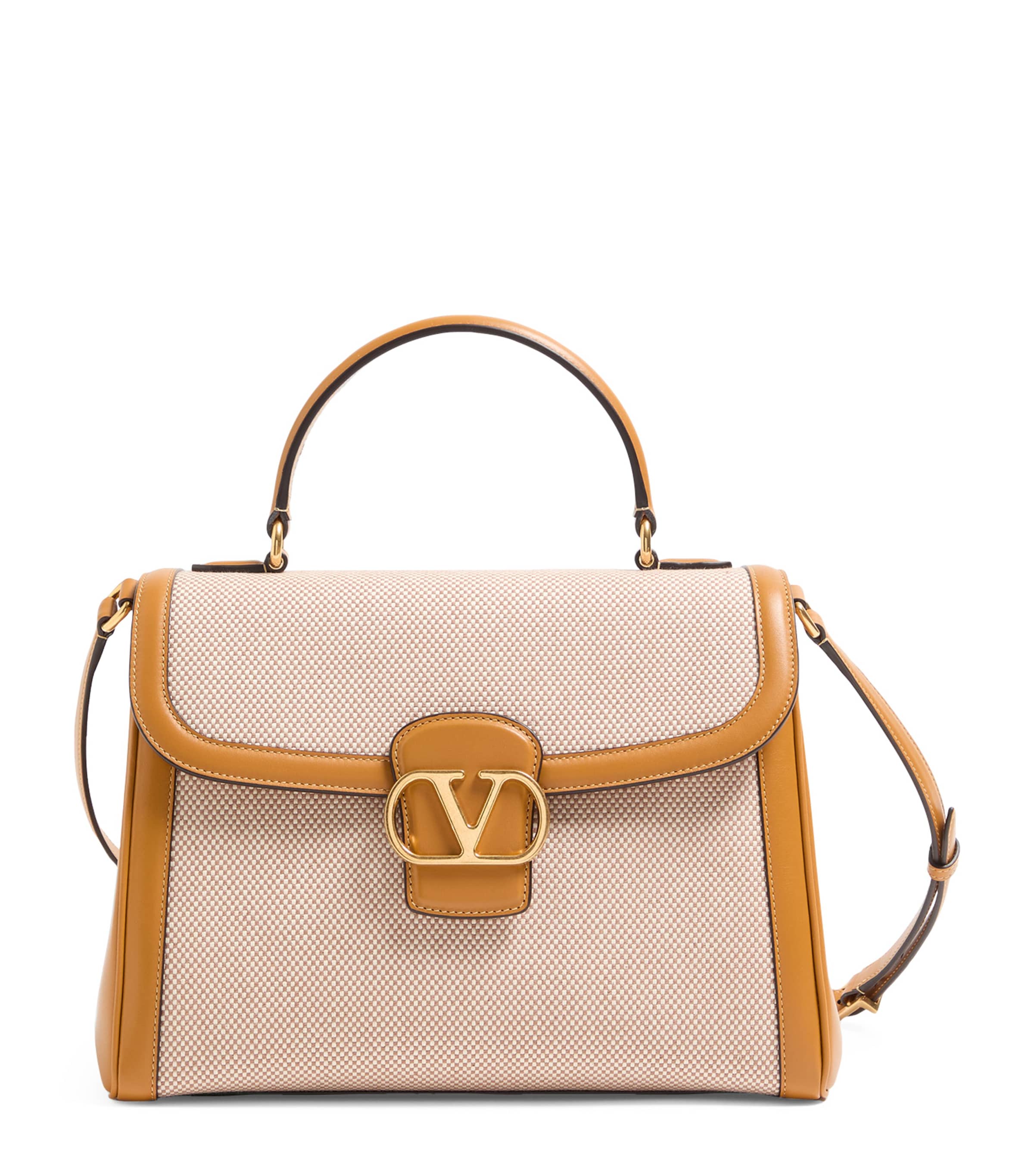 トートバッグ Valentino Garavani Two-Tone Canvas Antibes H Valentino Garavani Two-tone Canvas Antibes Shopping Bag