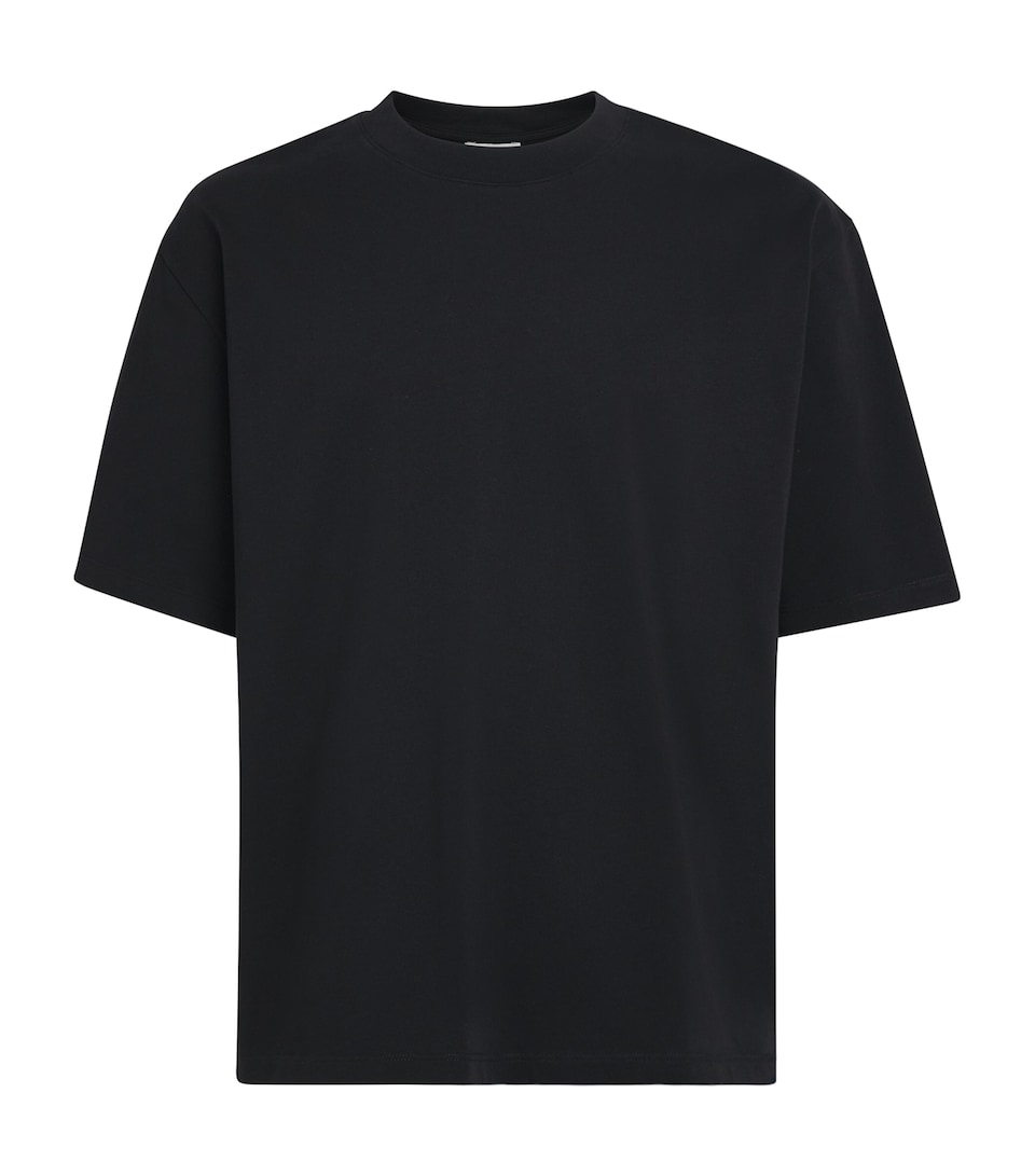 Sandro Paris Mens Cotton Oversized T-Shirt Black